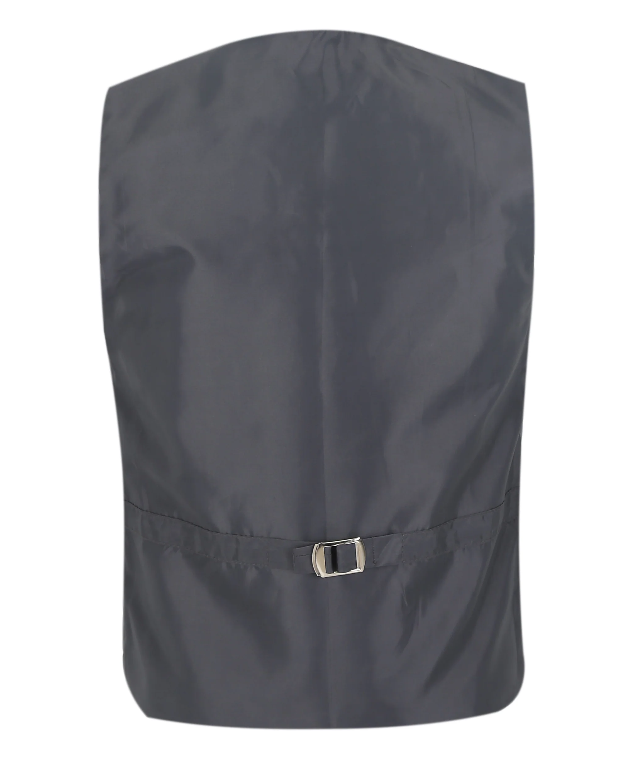 Boys Herringbone Tweed Waistcoat Suit Set - Dark Grey - Image 7