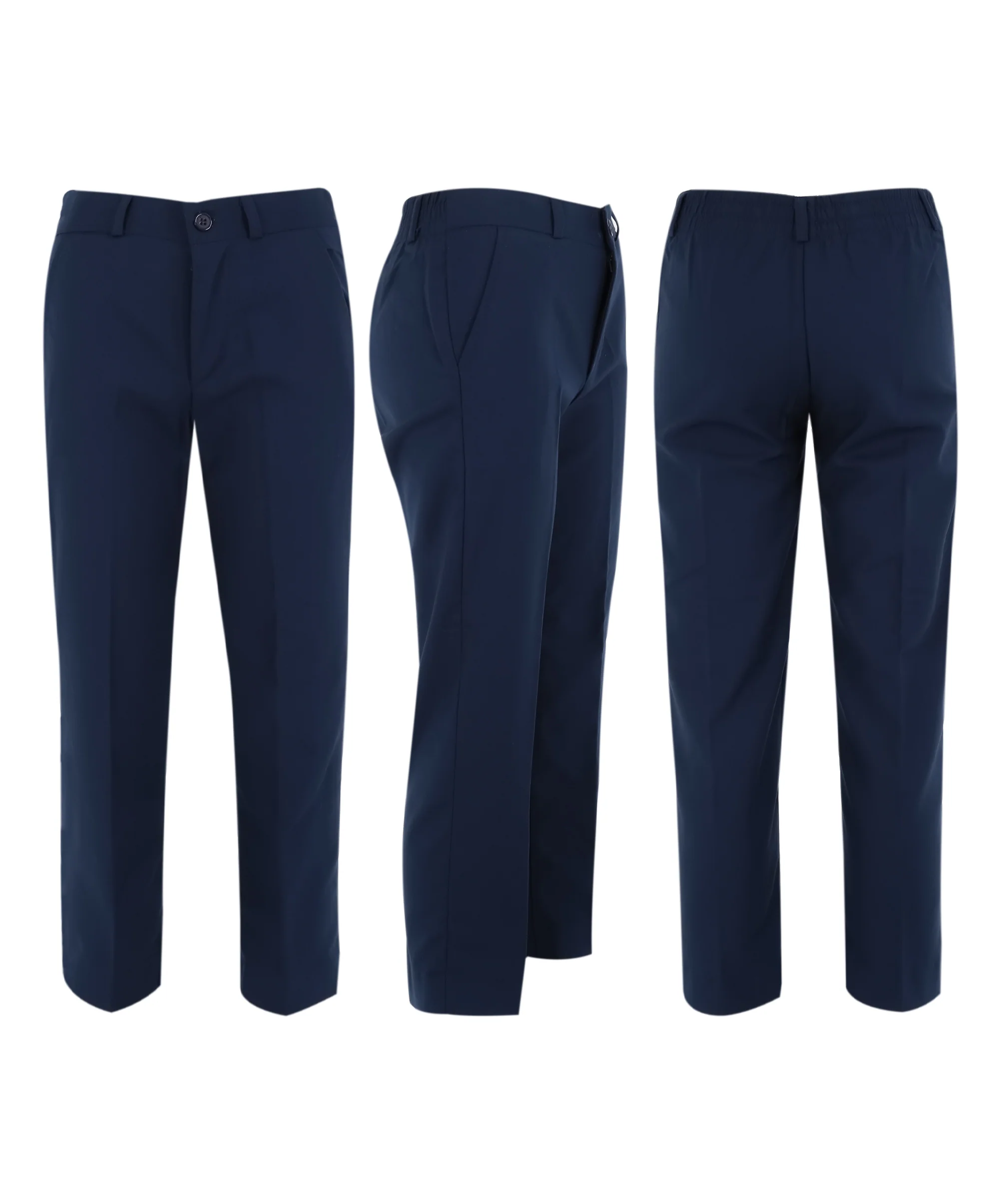 Boys Summer Waistcoat Suit 4 PC Set - Navy Blue - Image 4