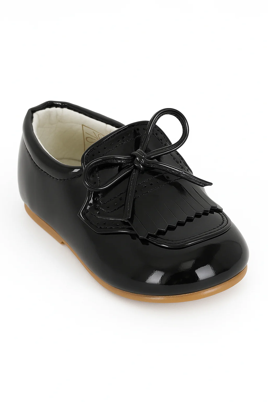 Baby Boys Pre- walker Patent Loafer - ADAM - Black