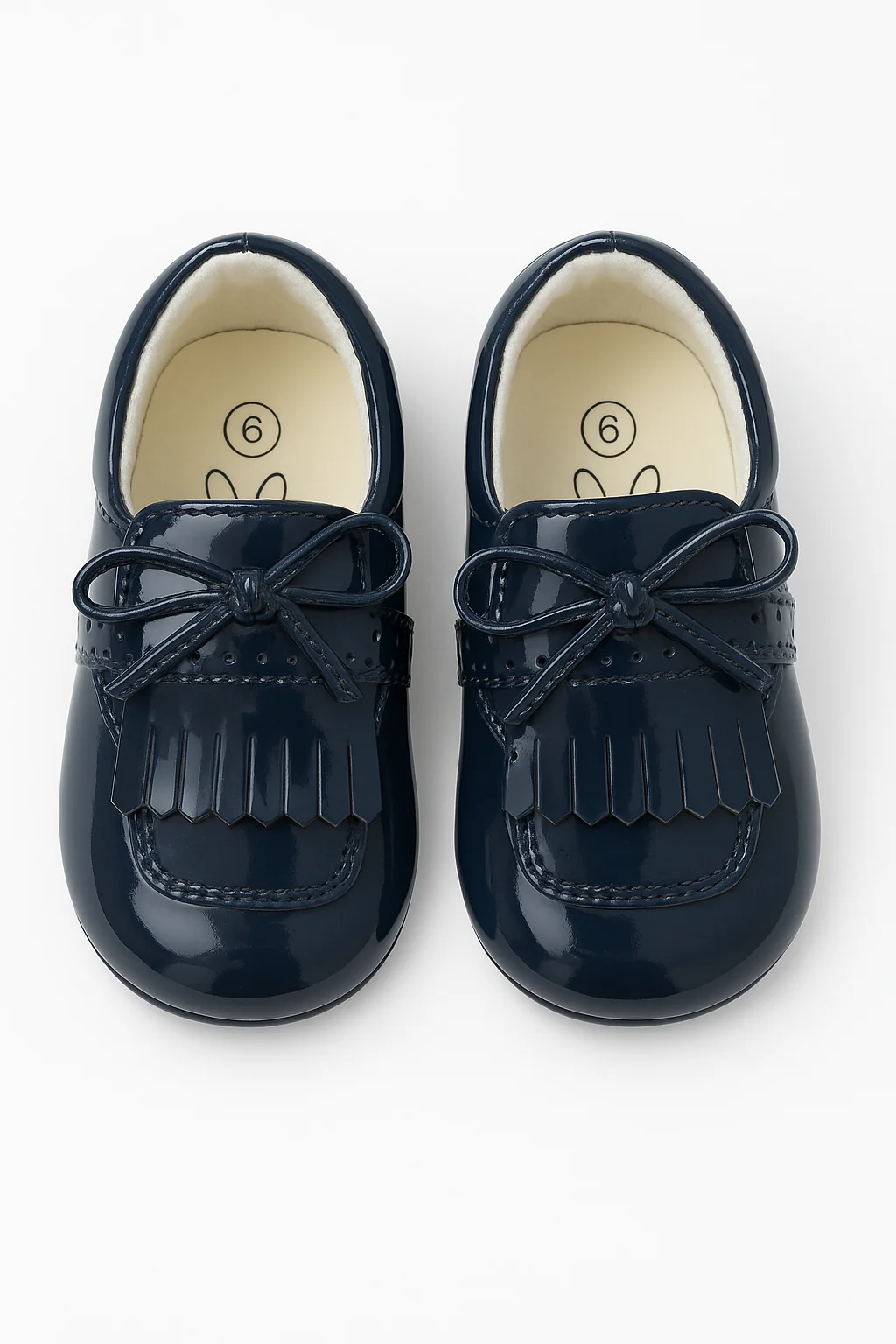 Baby Boys Pre- walker Patent Loafer - ADAM - Navy Blue - Image 2