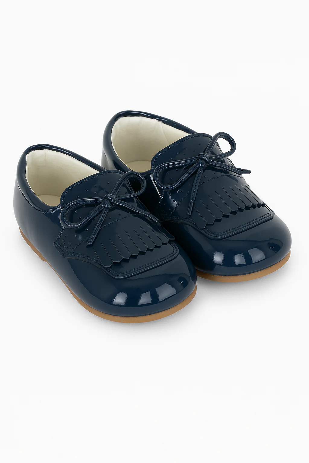 Baby Boys Pre- walker Patent Loafer - ADAM - Navy Blue - Image 3