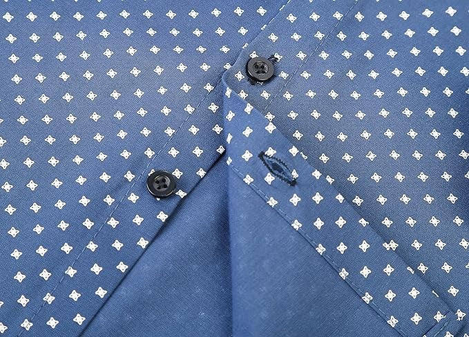 Baby & Boys 4-Piece Cotton Patterned Gentleman Outfit Set – KELEBEK - Saxe - Navy - Image 10
