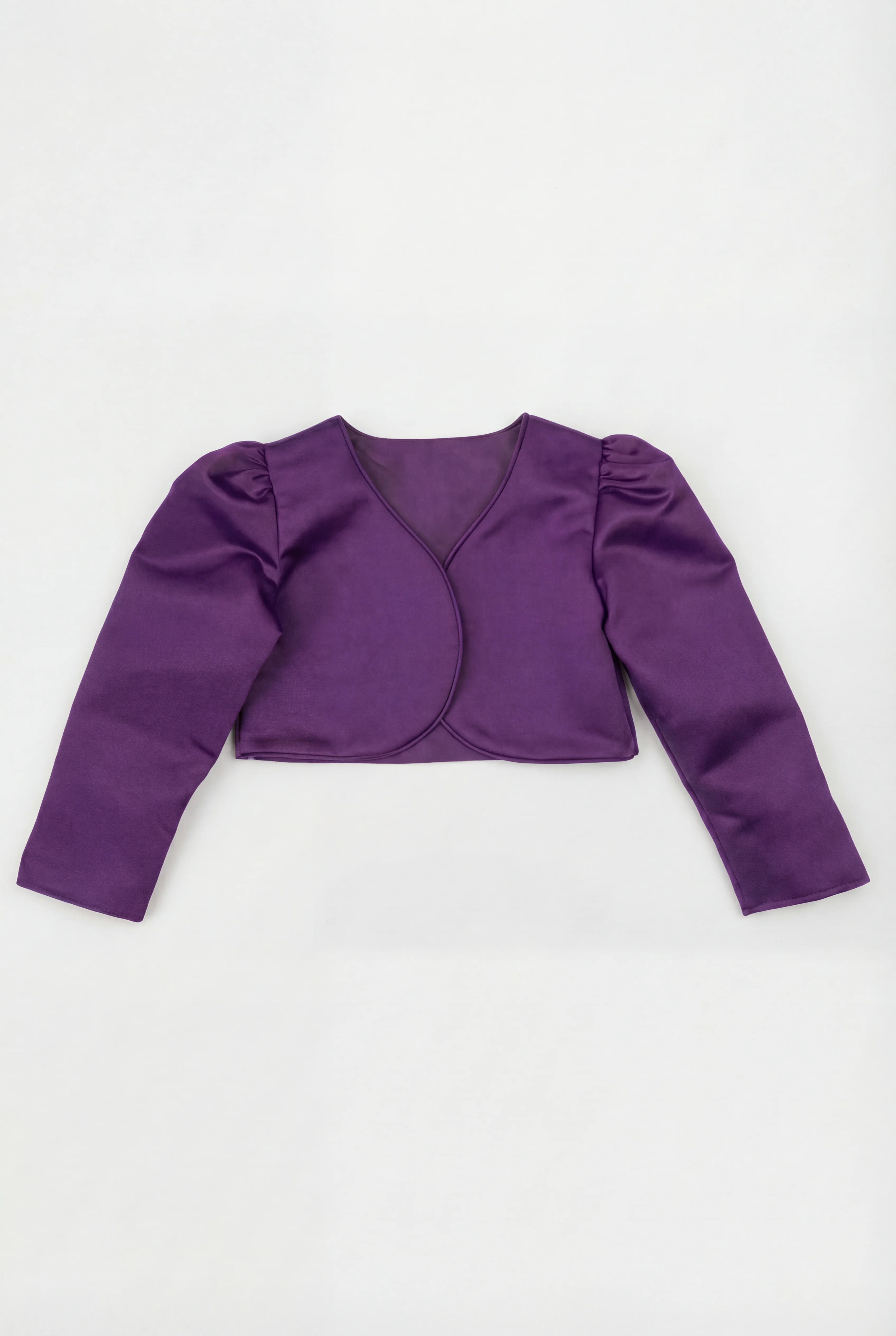 Babies & Girls Long Sleeves Bolero - Purple - Image 4
