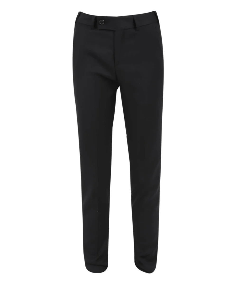 Boys Tweed Tuxedo Slim Fit Suit - ROBBIE - Burgundy - Gold - Image 6