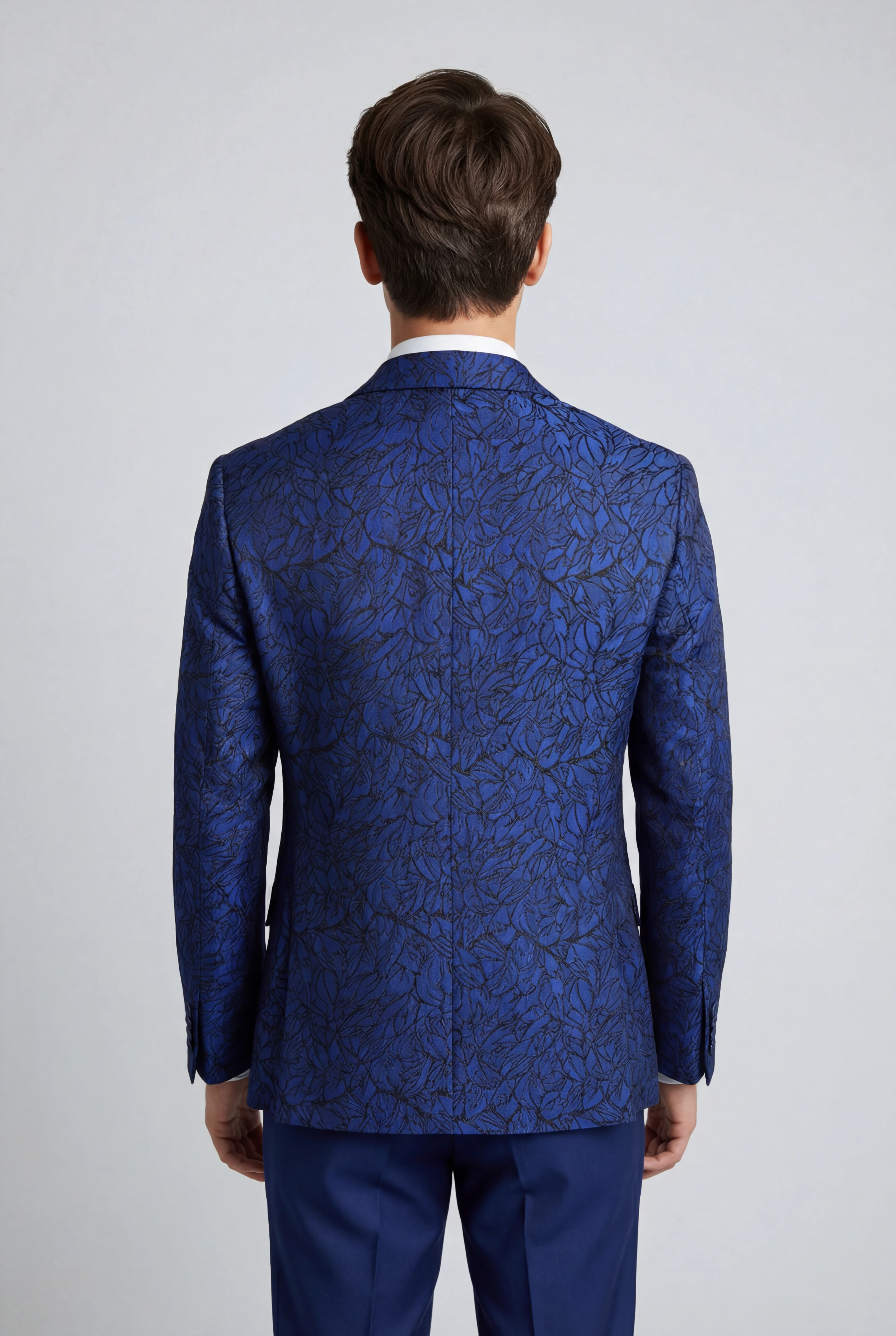 Boys 5-Piece Parliament Jacquard Tuxedo Suit - Image 5