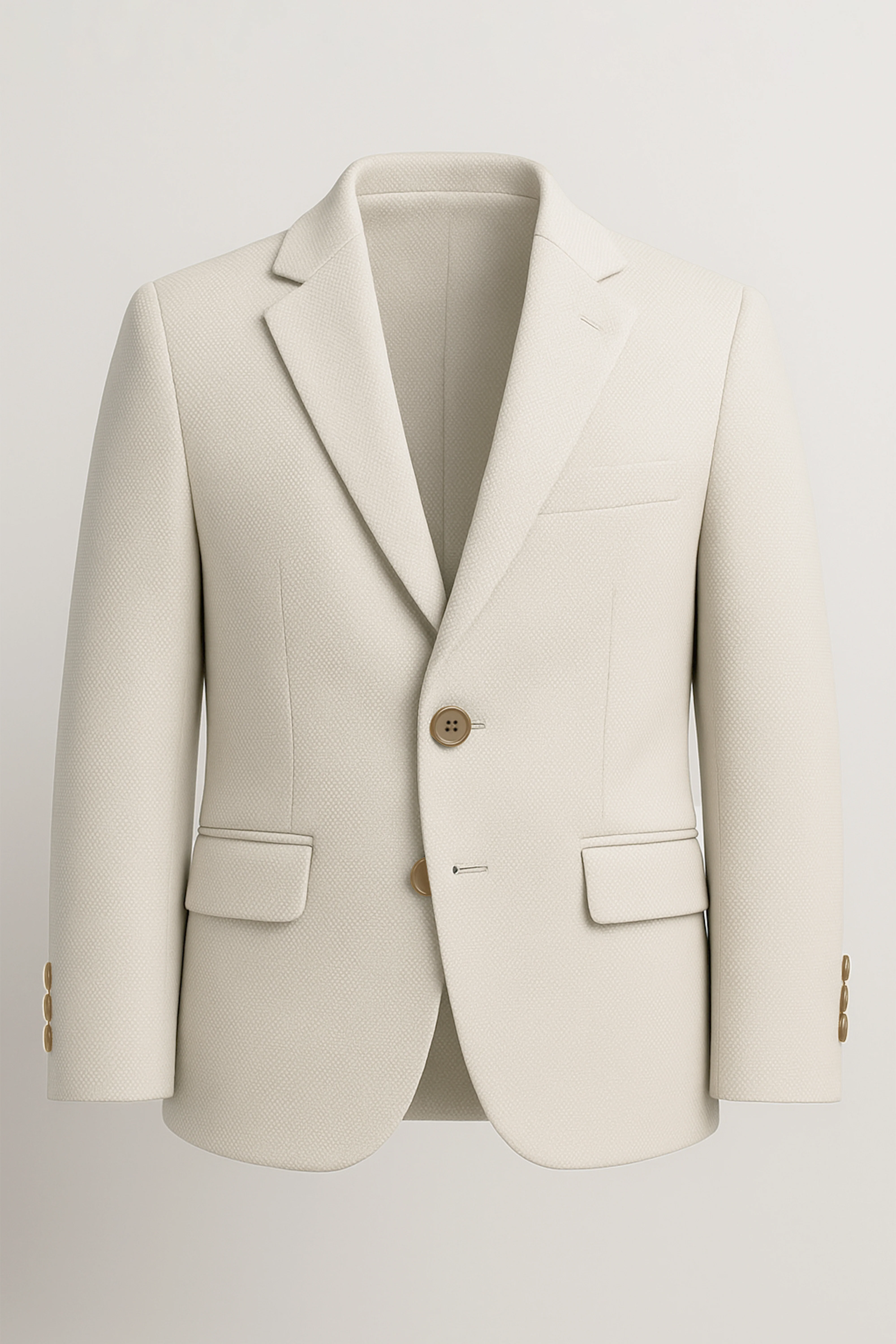 Boys’ 7-Piece Self-Patterned Formal Suit Set - Planet - Beige - Image 6