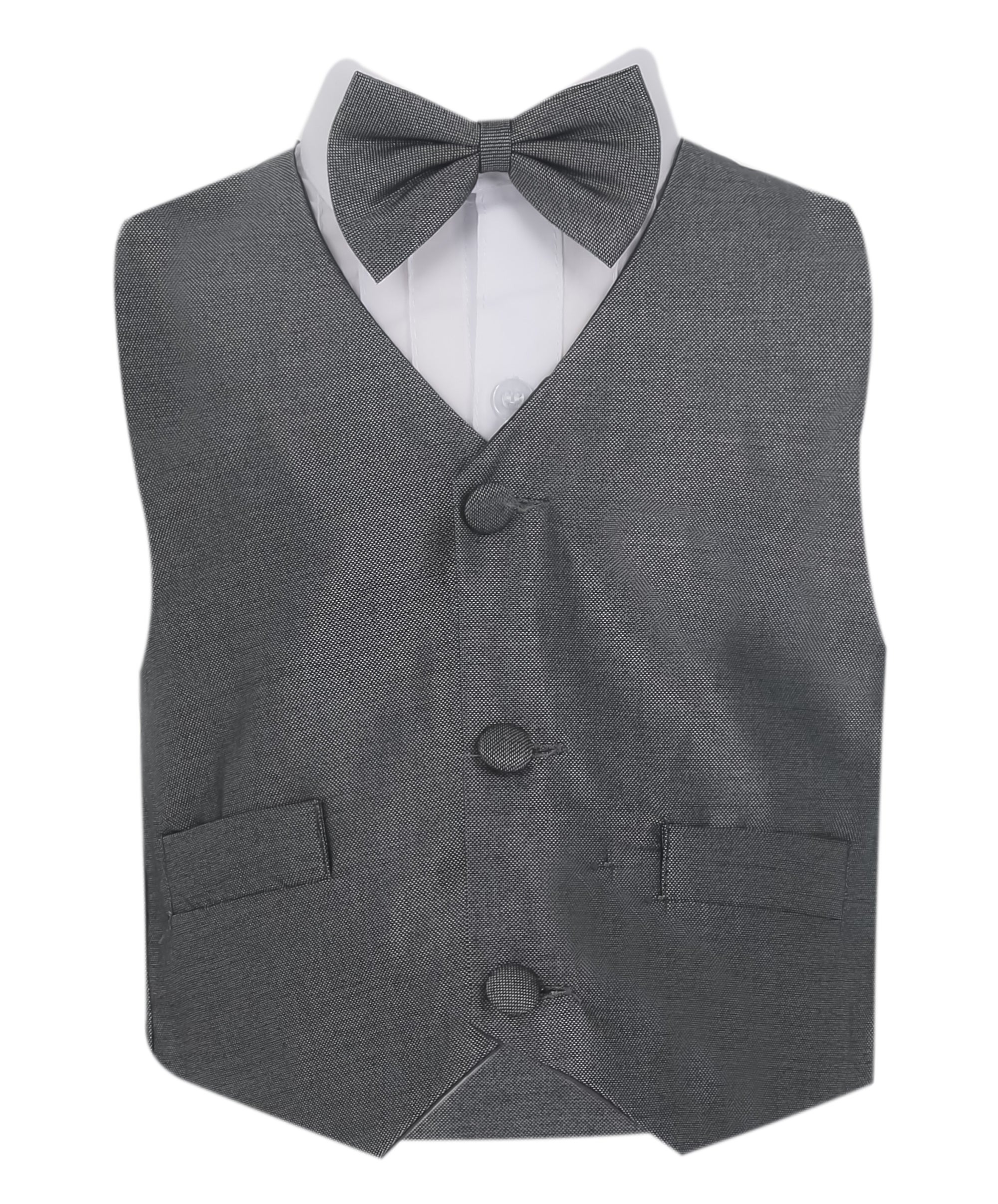 Baby Boys Formal Suit All in One Set - Silver - Grey - Image 6