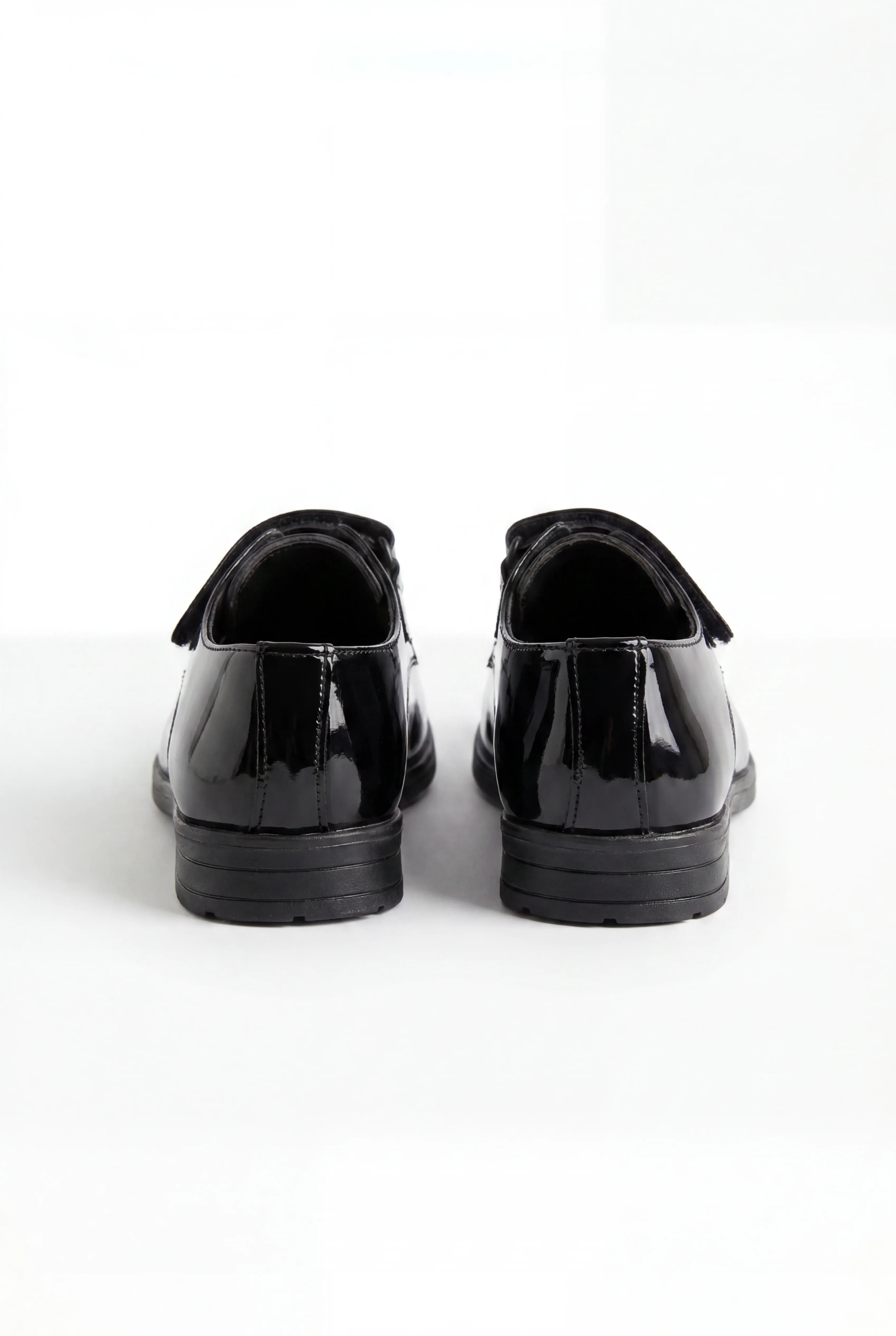 Boys Black Velcro Patent Dress shoes - MARCO - Black - Image 5
