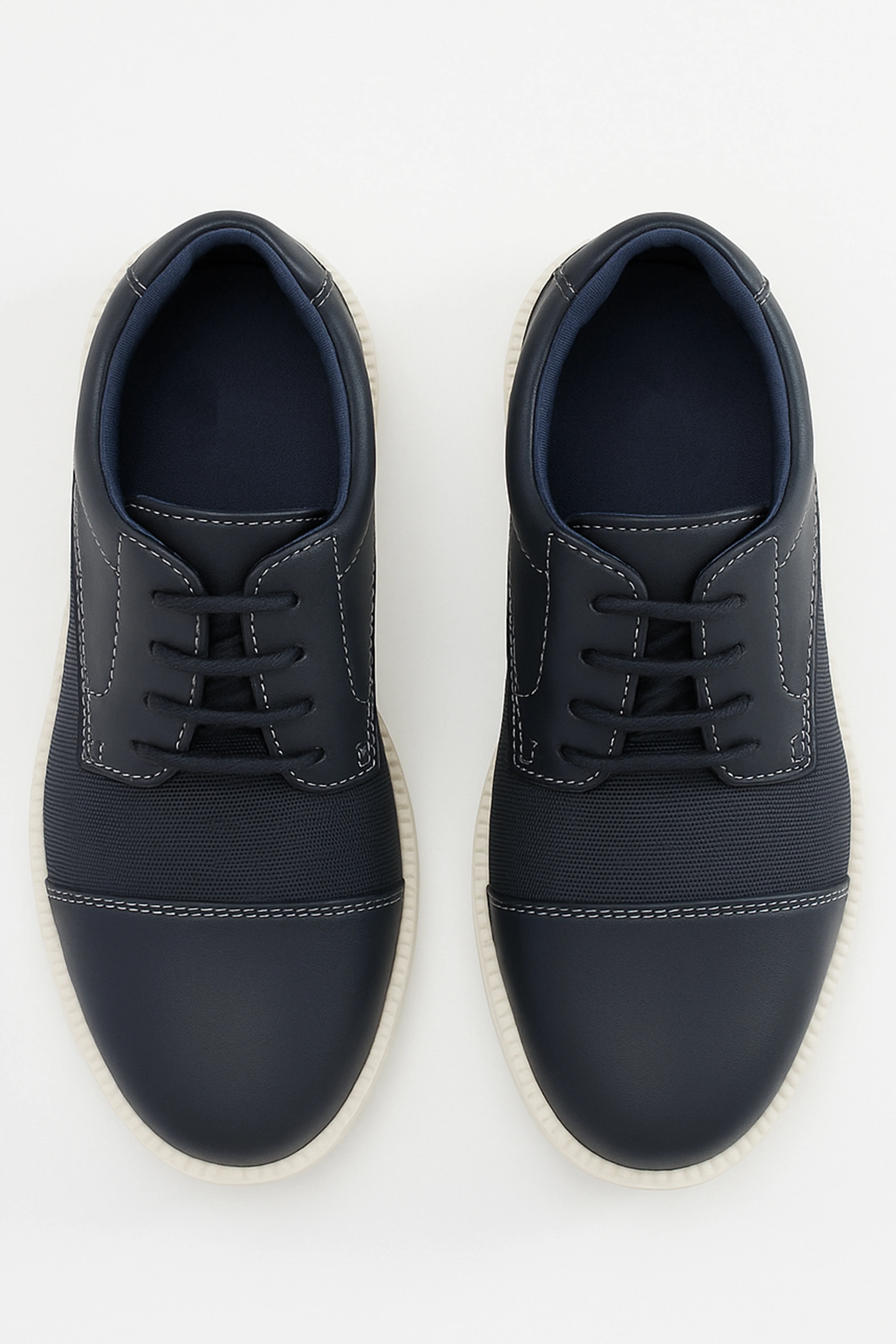 Boys' Casual Derby-style Sneakers - FELIX - Navy Blue - Image 2
