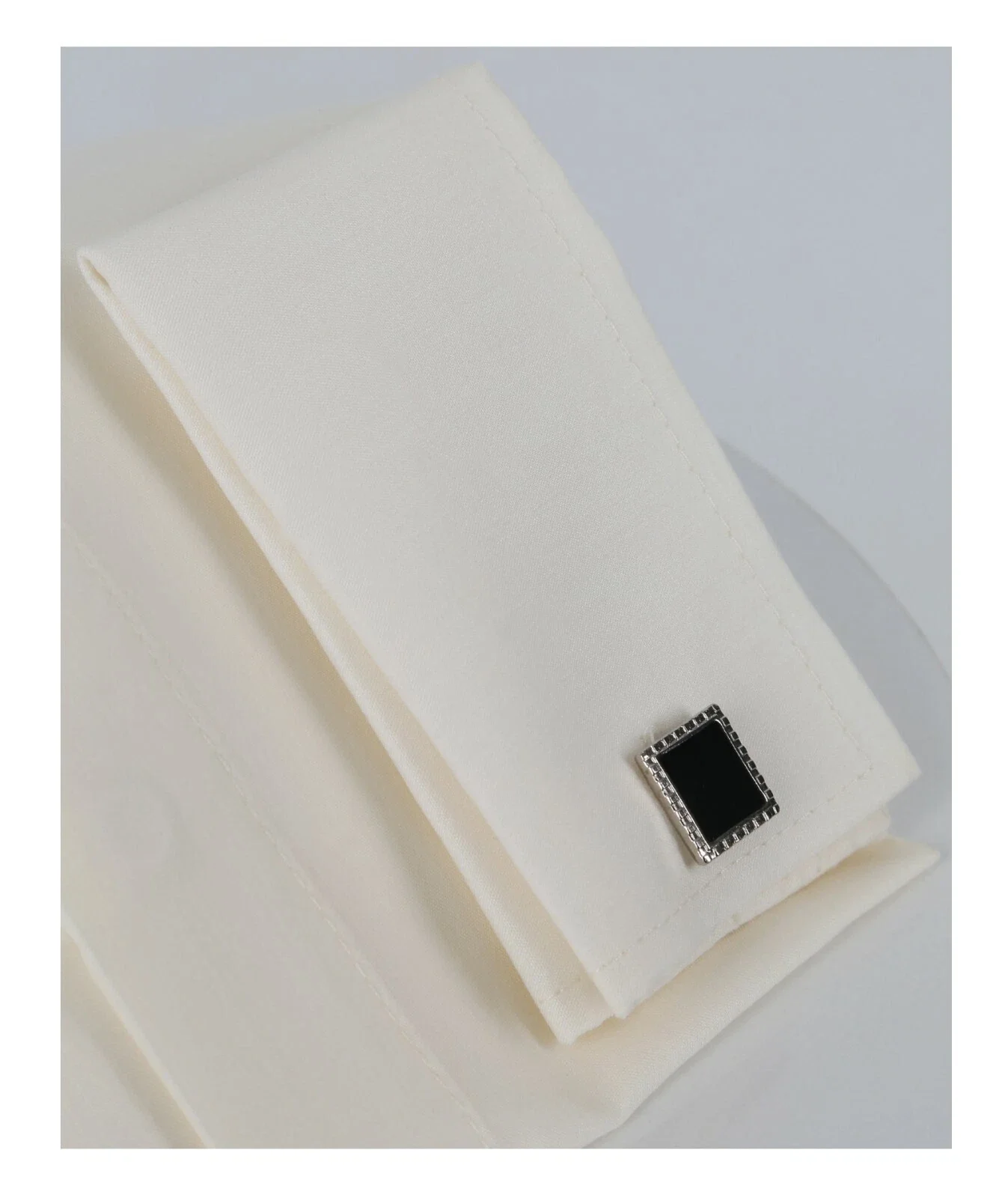 Boys Classic Collar Cufflinks Shirt - Ivory - Image 6