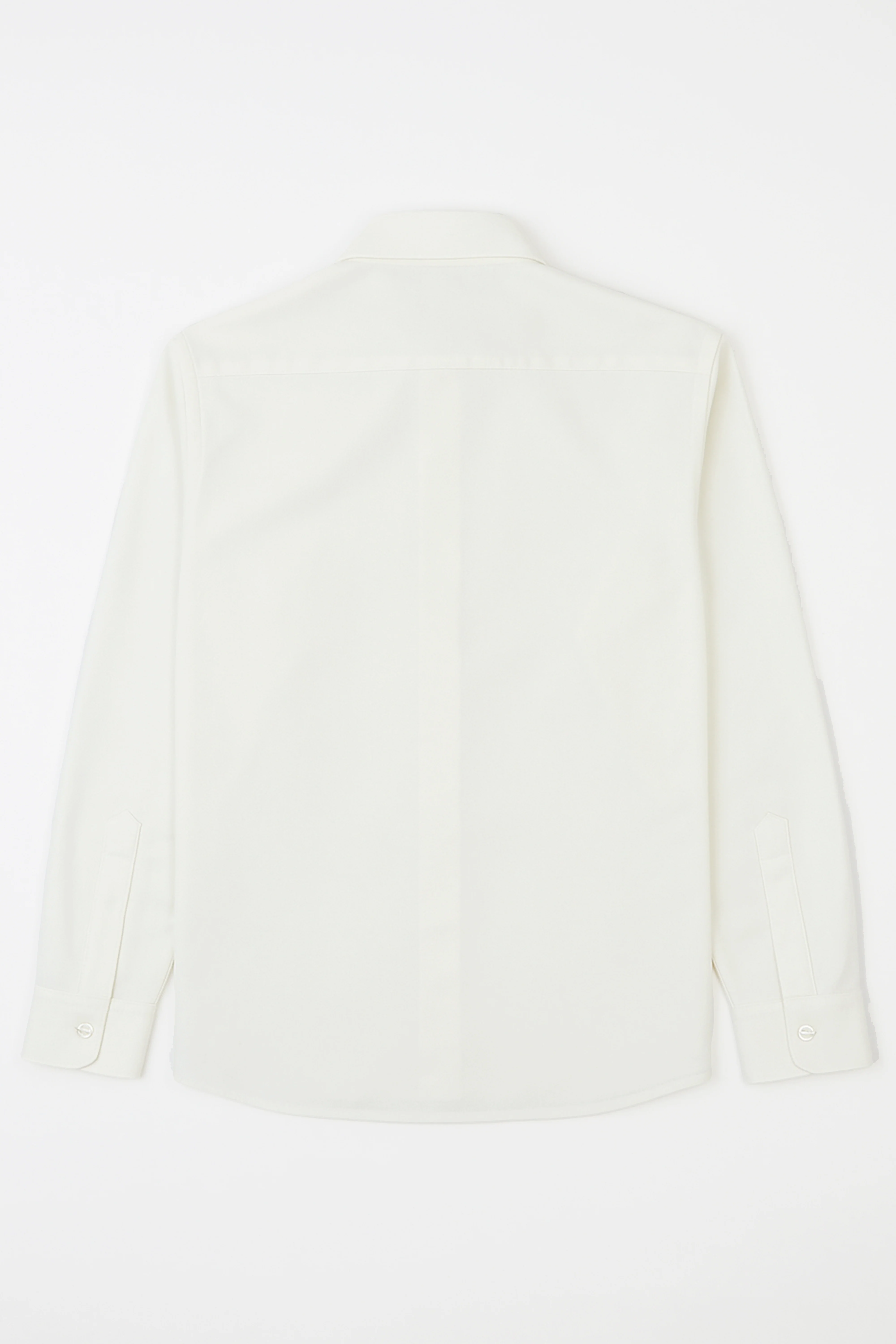 Boys Cotton Classic Collar Dress Shirt - Harput - Ivory - Image 4