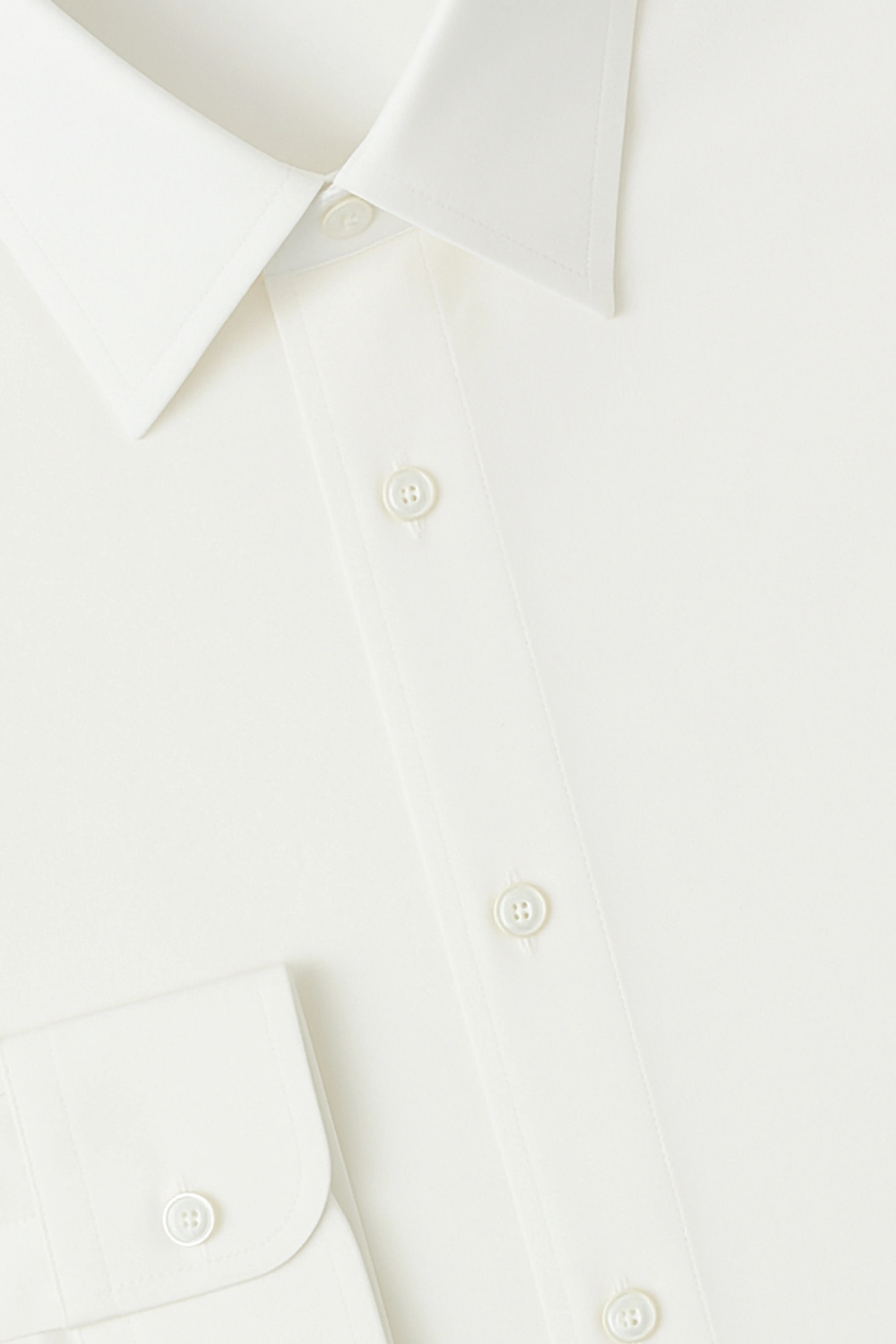 Boys Cotton Classic Collar Dress Shirt - Harput - Ivory - Image 7