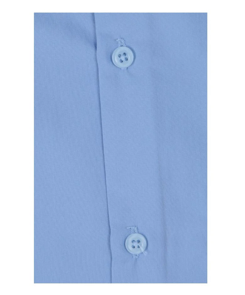 Boys Cotton Blend Formal Shirt - Sky Blue - Image 4