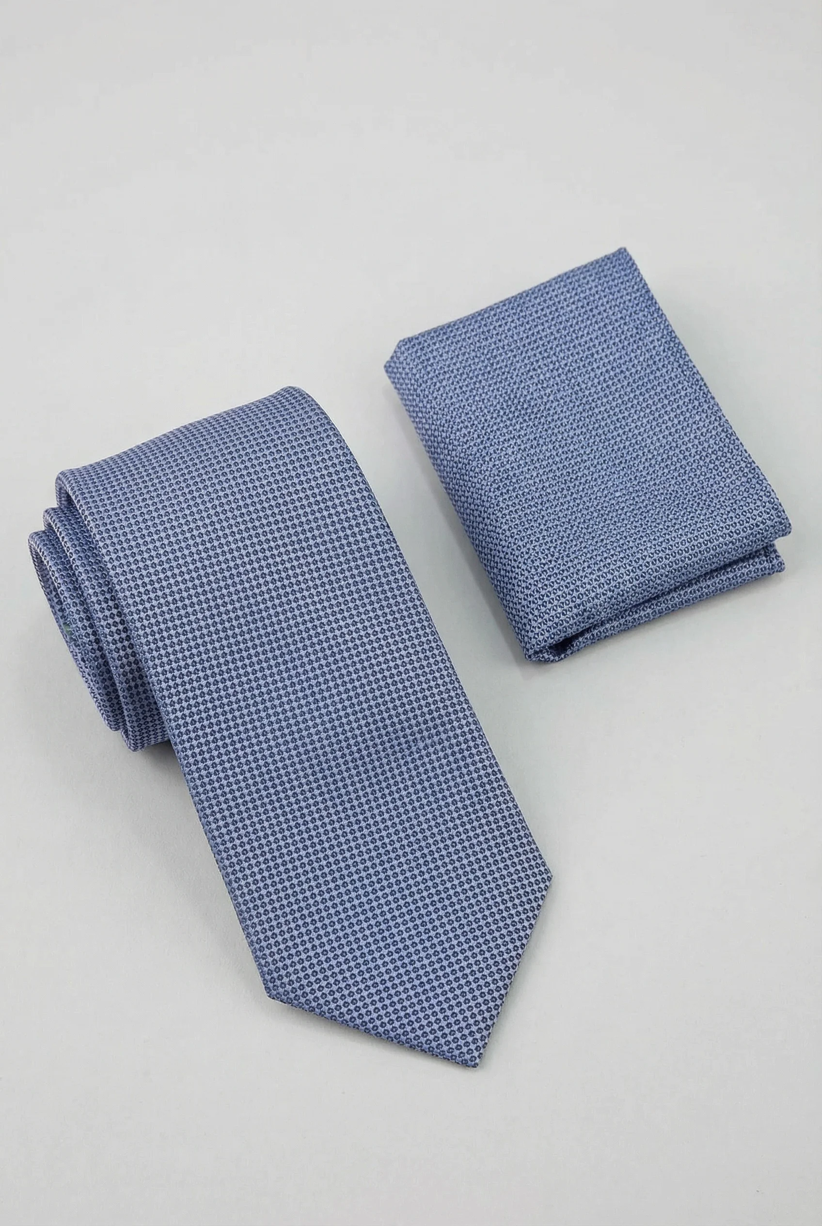 Boys Double-Breasted Pinstripe Suit - 3-Piece & 6-Piece Set - Sky Blue - Image 11
