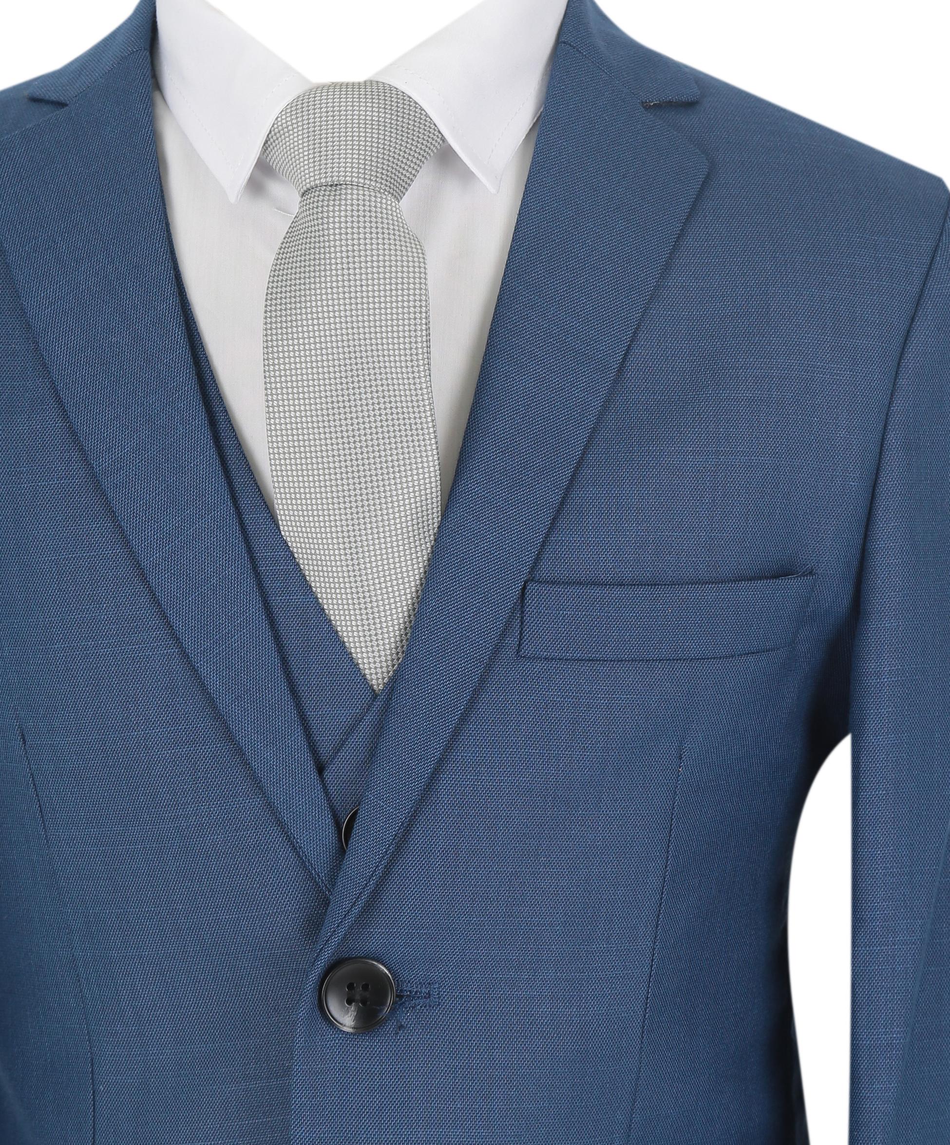 Boys Formal Suit Set - Blue - Image 3