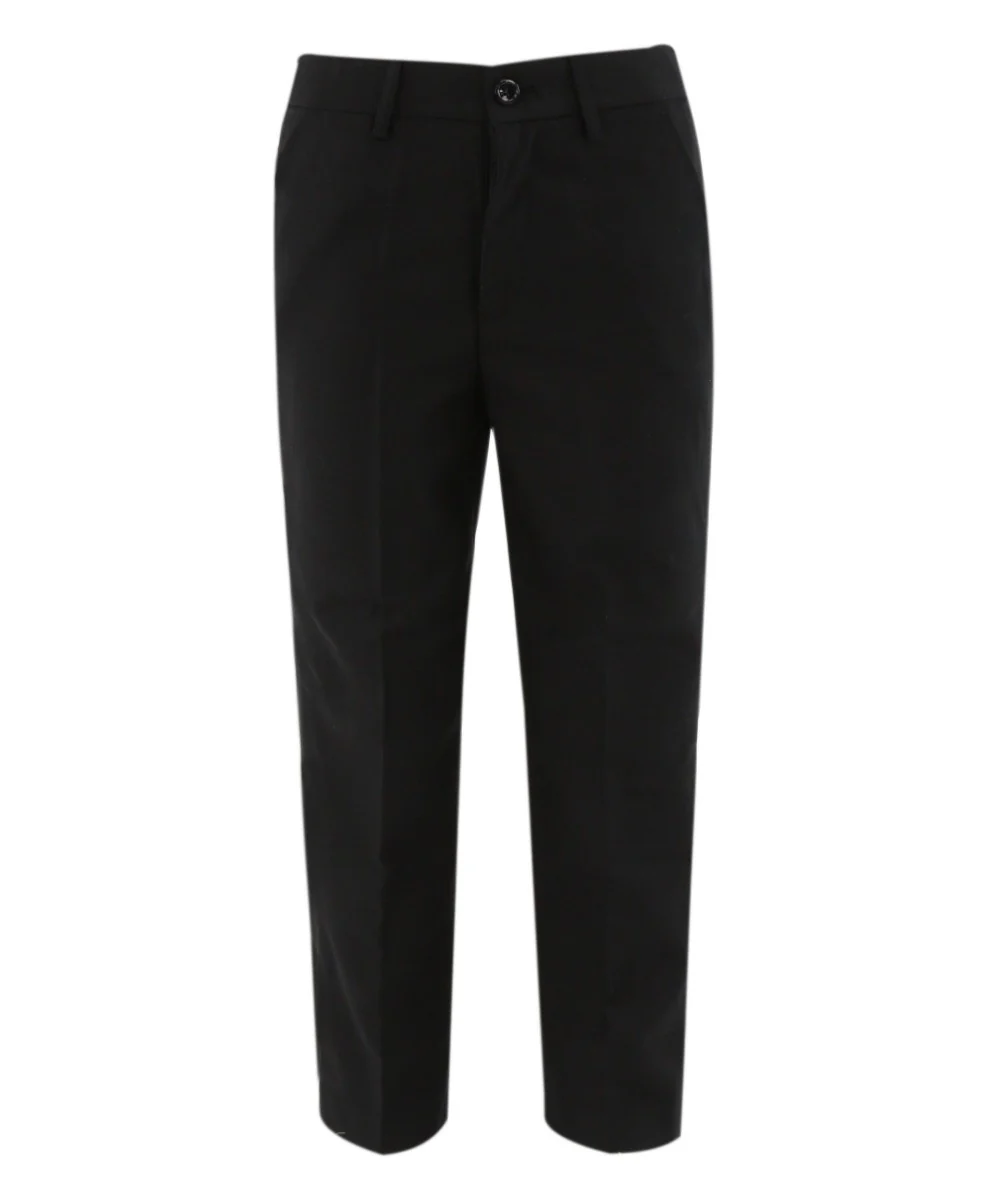Boys 6 Piece All In One Formal Suit Set - RUN - Black - Image 7