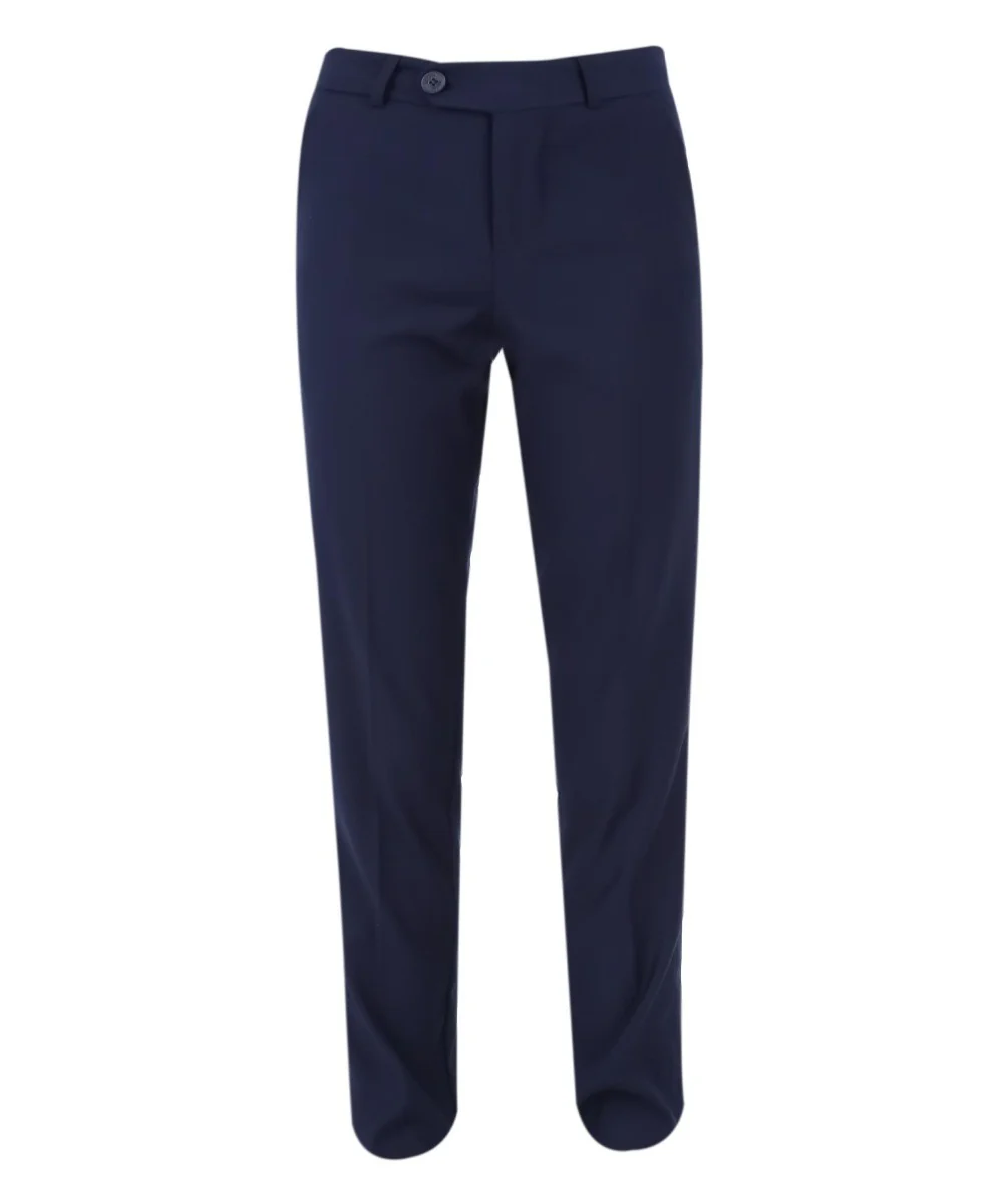 Boys Slim Fit Floral Blue Tuxedo Suit Set - Blue - Image 10