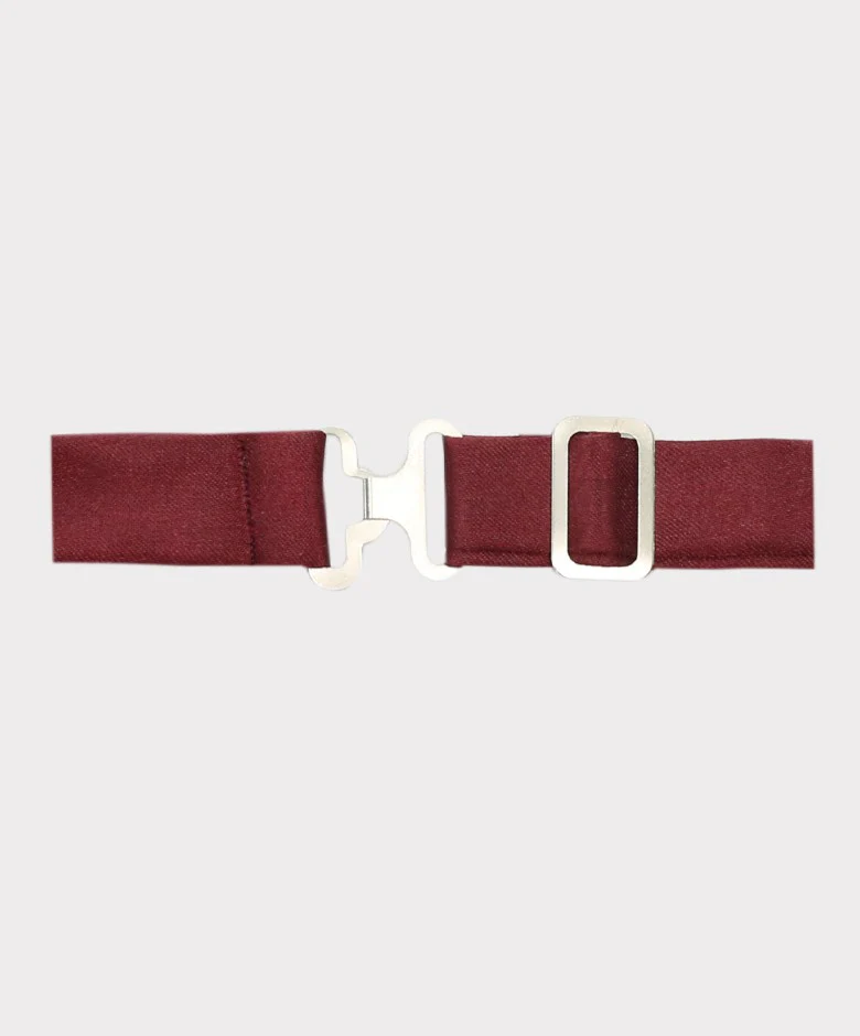 Boys Velvet Bowtie - Red - Image 2