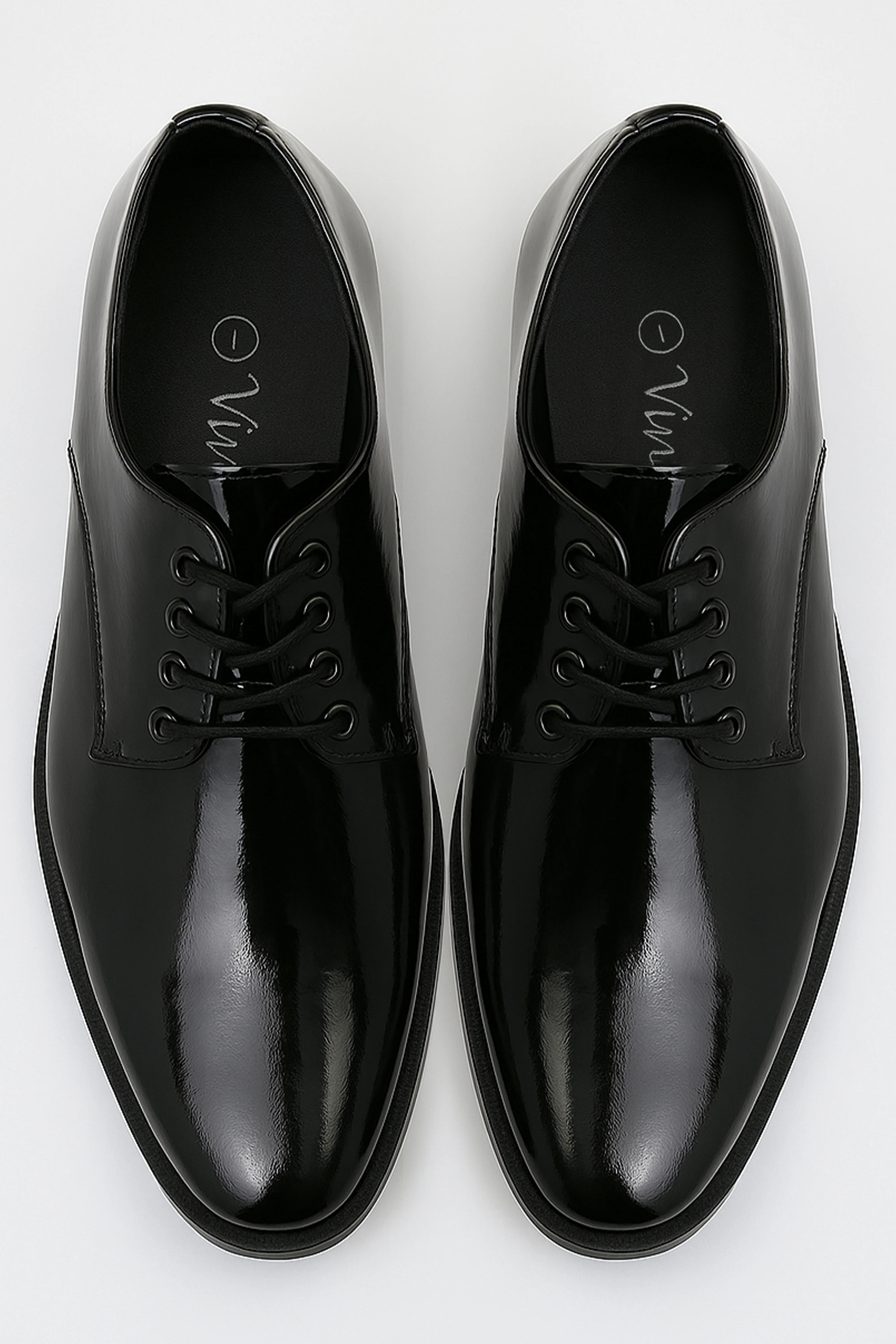 Boys Patent Leather Derby Shoes - GEORGE - Black - Image 2