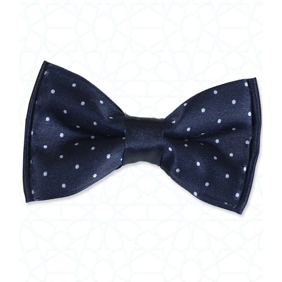 Boys Polka Dot Bow Tie - Burgundy - Image 5