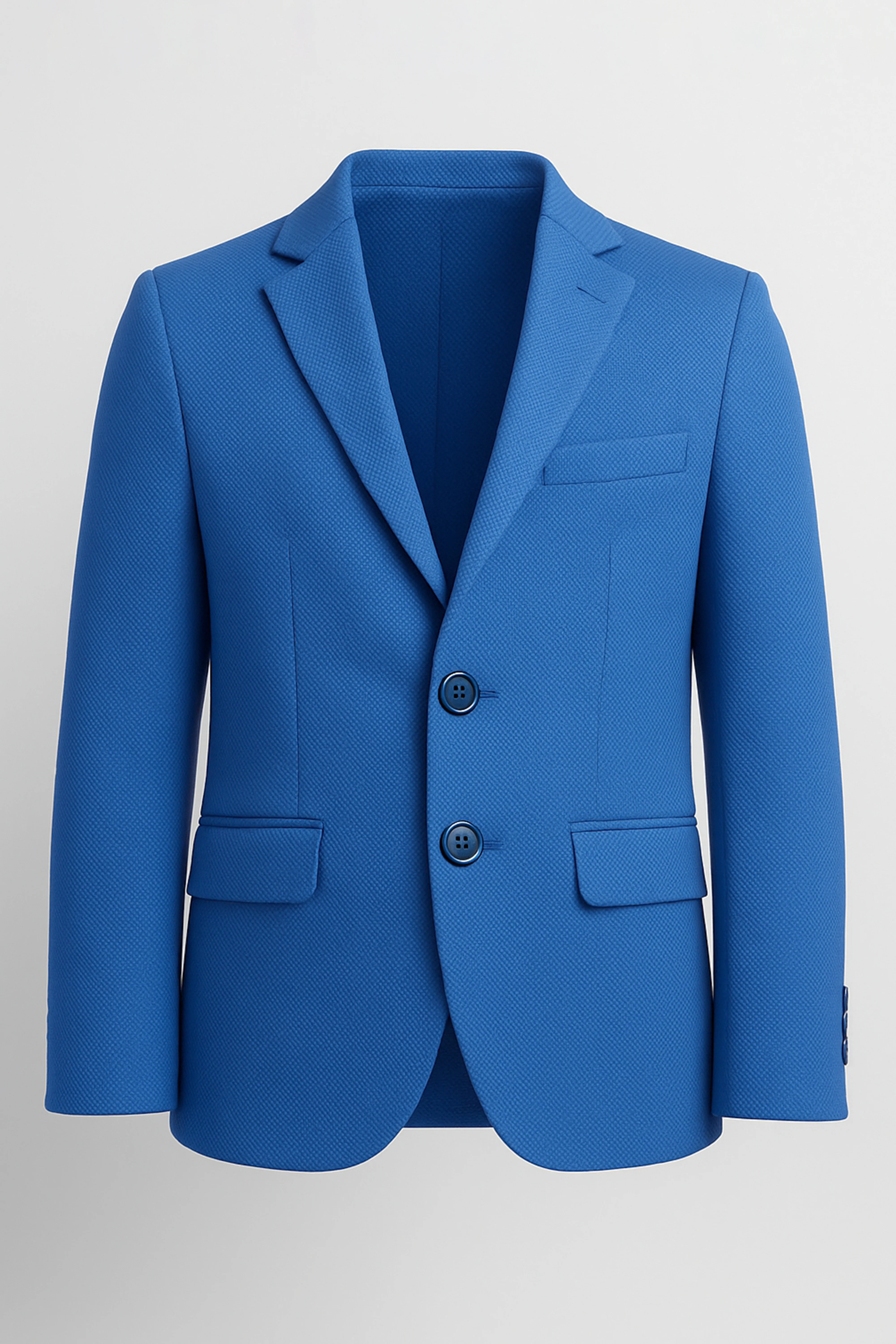 Boys’ 7-Piece Self-Patterned Formal Suit Set - Planet - Indigo Blue - Image 6