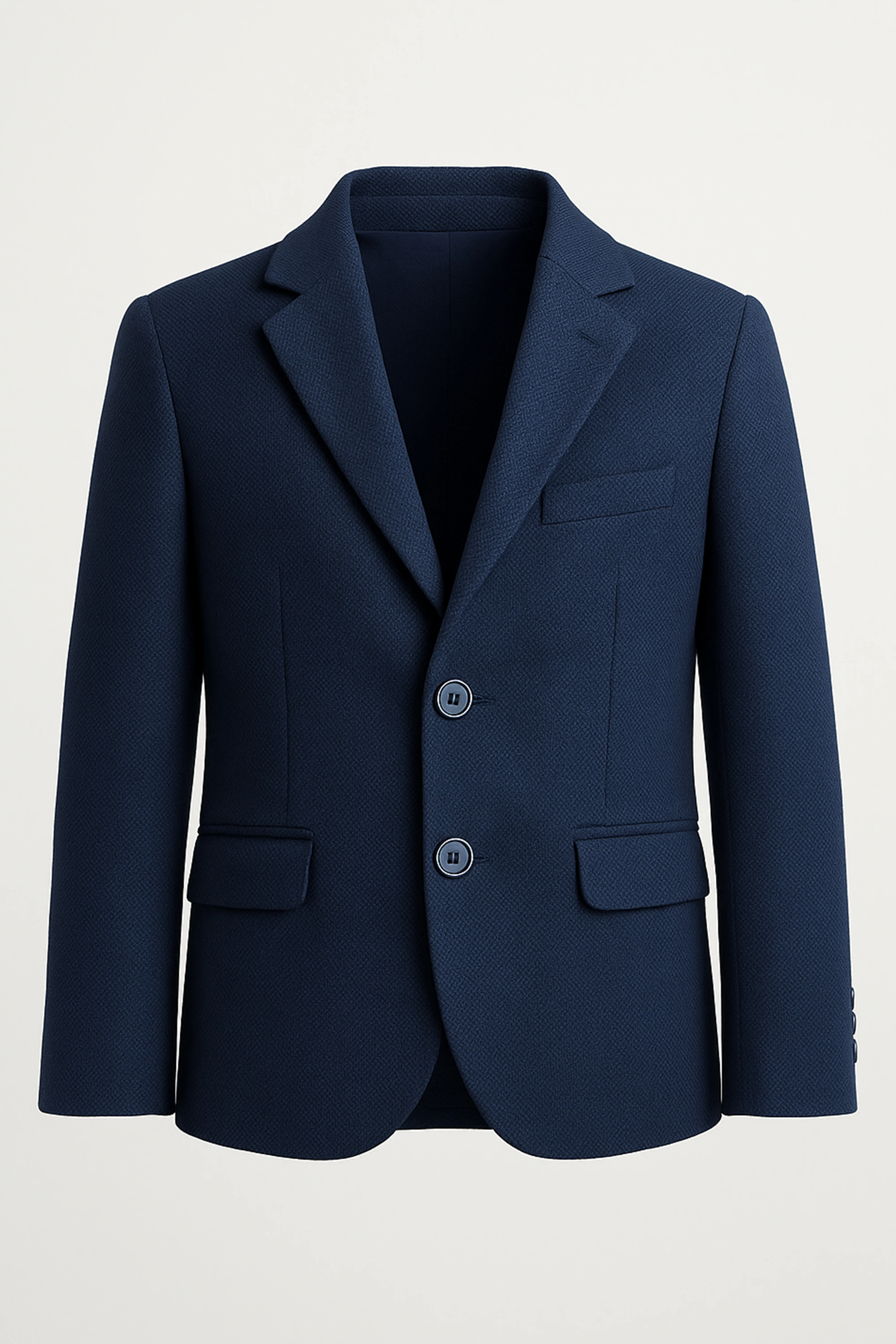 Boys’ 7-Piece Self-Patterned Formal Suit Set - Planet - Navy - Image 6
