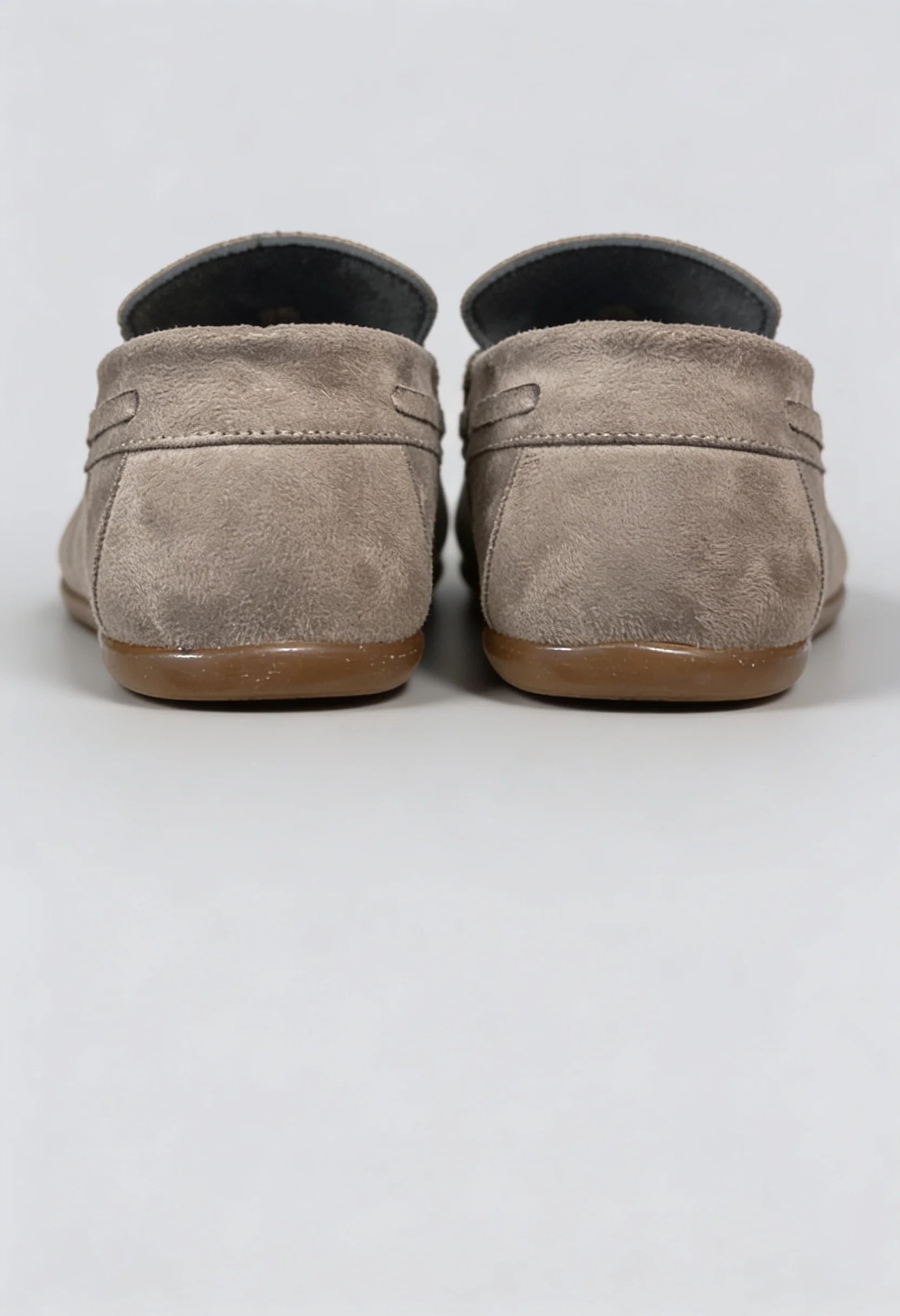 Boys Slip on Tassel Suede Penny Loafer - BABYLON - Sand Beige - Image 9