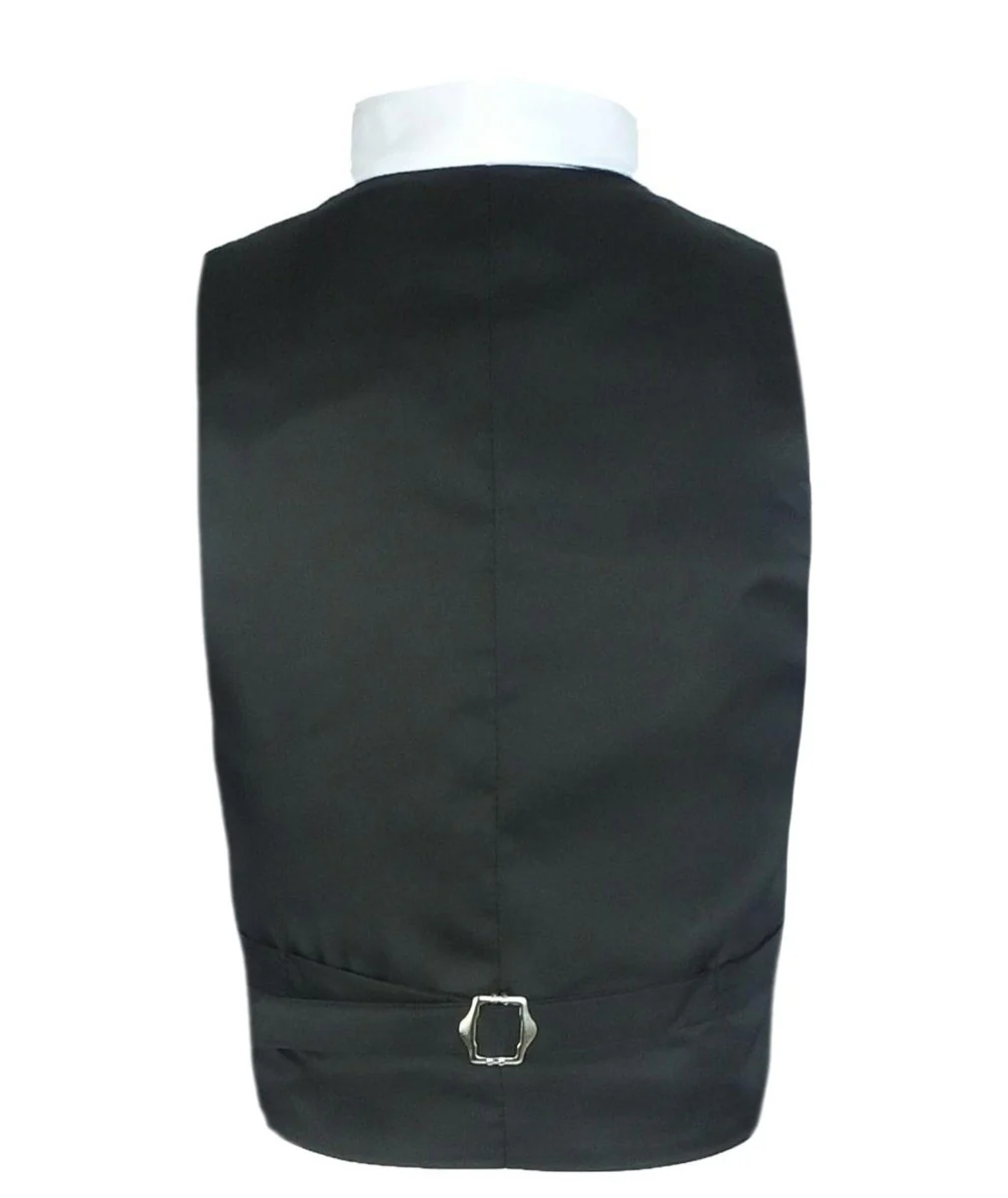 Boys Quilted Dotted Black Tuxedo Suit - Black - Image 11