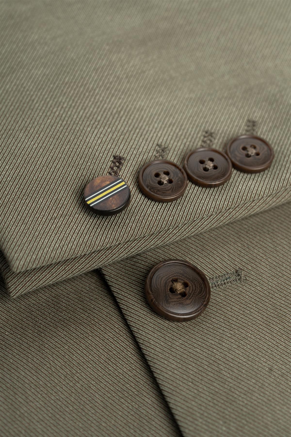Father & Son Matching Iridescent Twill 3-Piece Suit Set - Donatella - Sage Green - Image 15