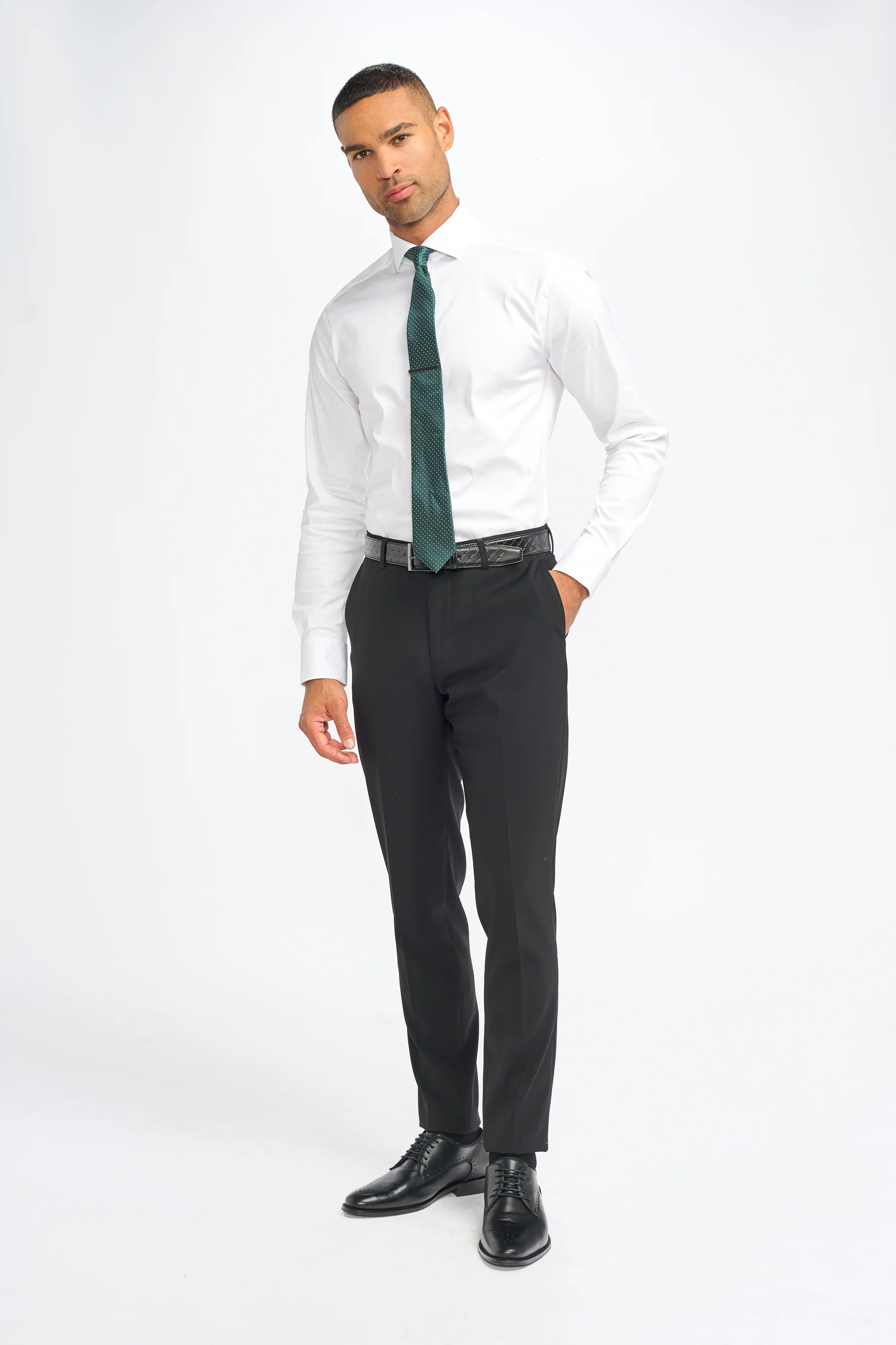 Father & Son Matching Slim Fit 3-Piece Suit Set - Malibu Black - Image 9