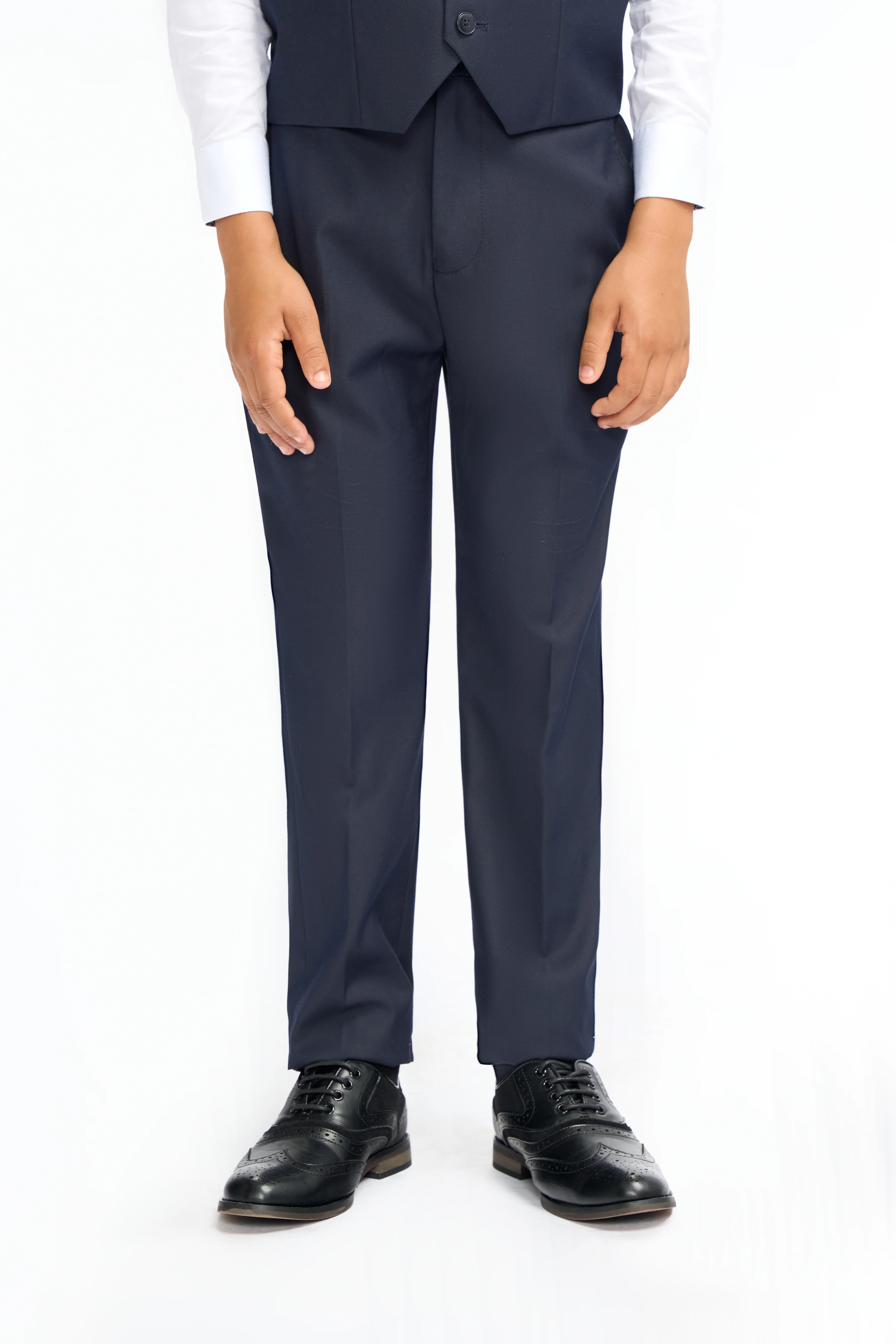 Father & Son Matching Slim Fit 3-Piece Suit Set - Malibu Navy - Image 13
