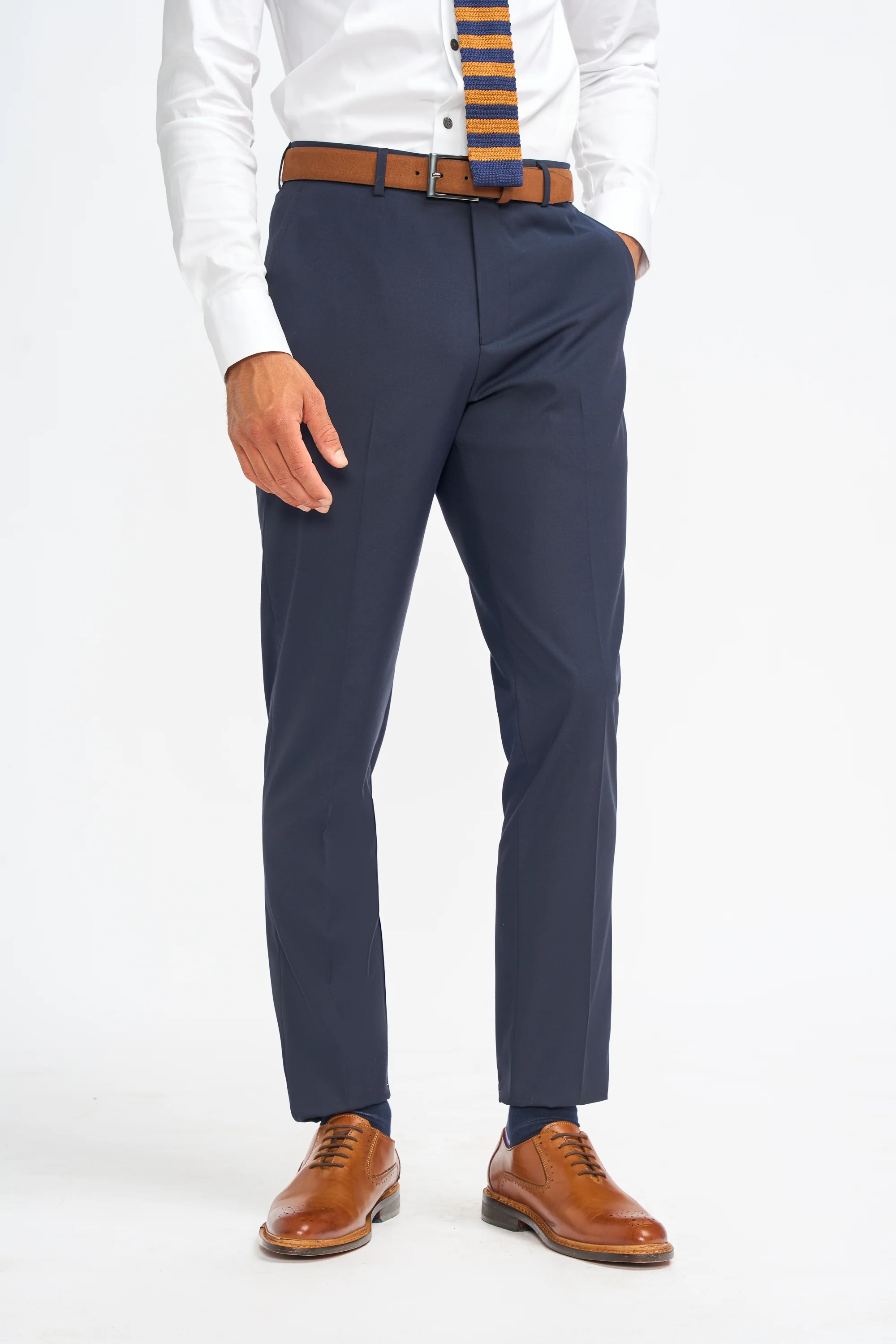 Father & Son Matching Slim Fit 3-Piece Suit Set - Malibu Navy - Image 7
