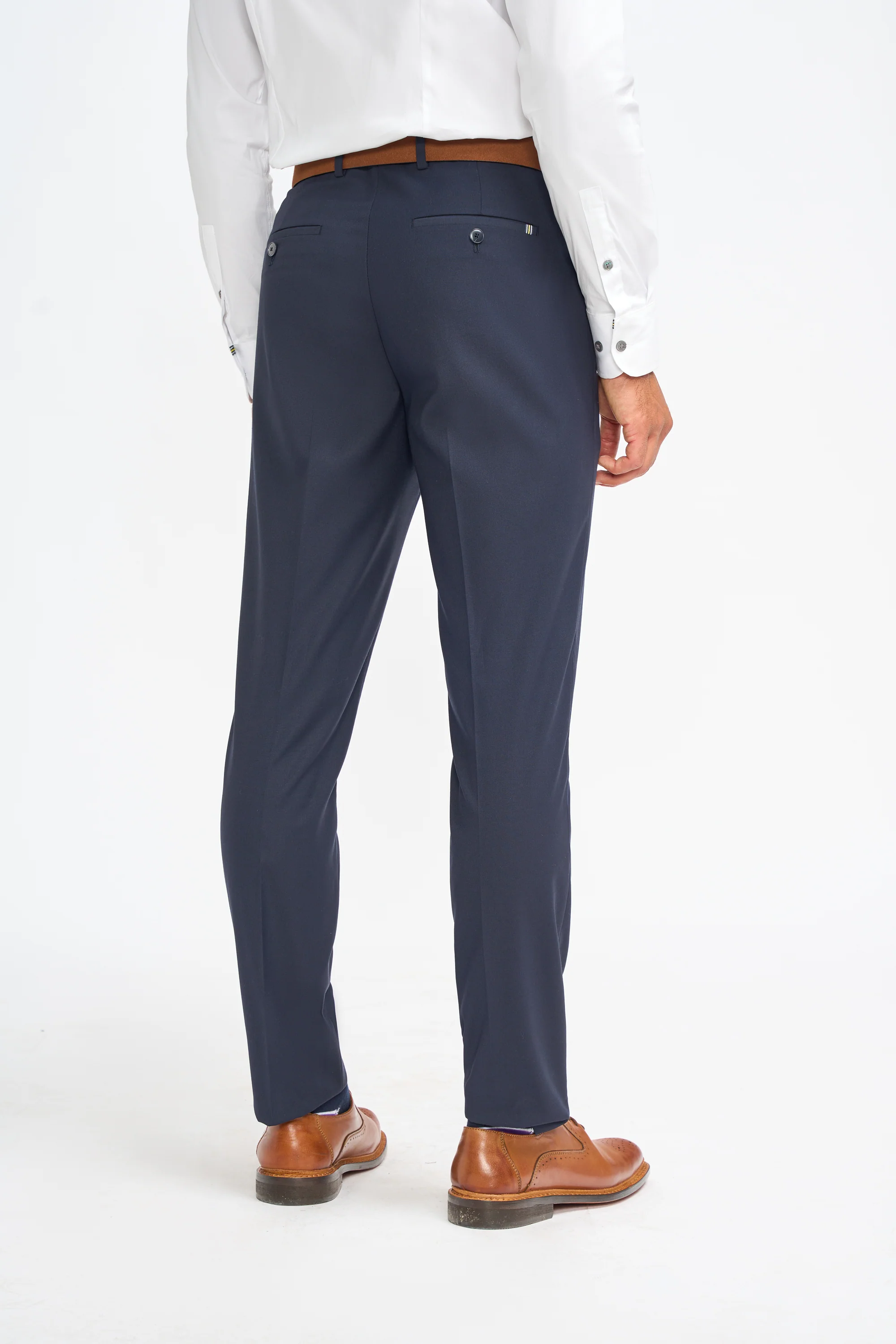 Father & Son Matching Slim Fit 3-Piece Suit Set - Malibu Navy - Image 8
