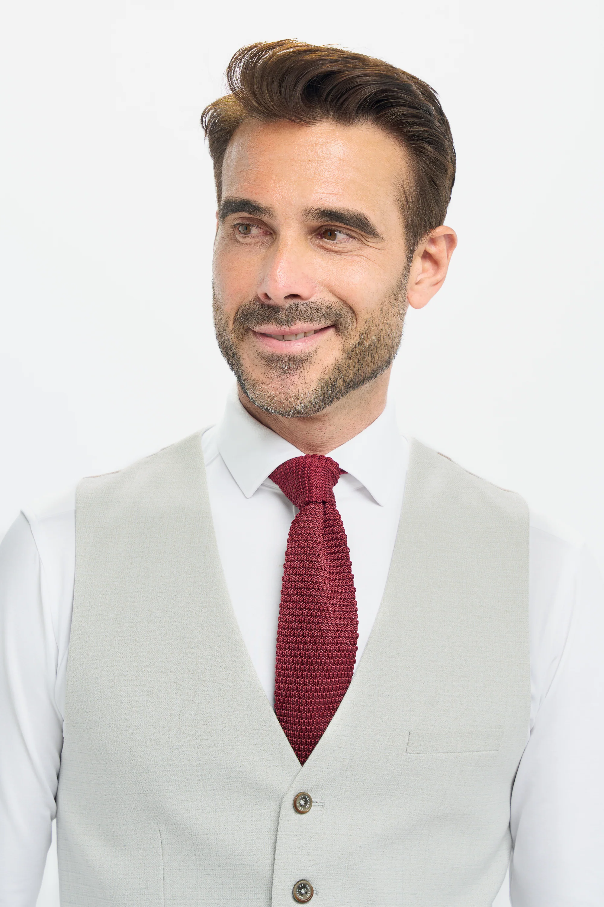 Father & Son Matching Textured 3-Piece Suit Set - Tropez Slate - Image 6