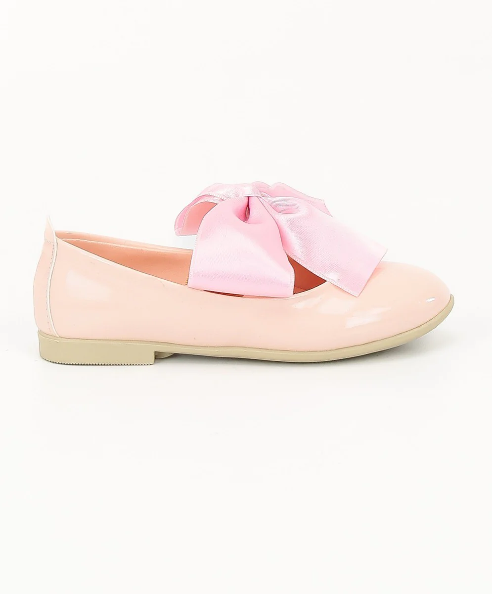 Girls Patent Flat Mary Jane Shoes - ELENA - Pink - Image 6