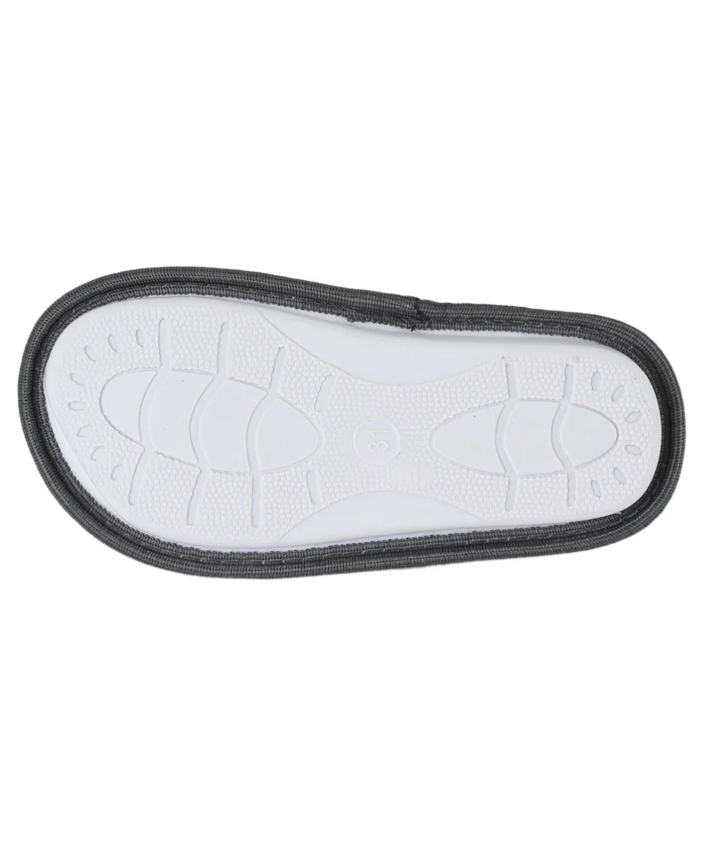 Girls Tartan Fur Slip On Slippers - Pink - Image 5