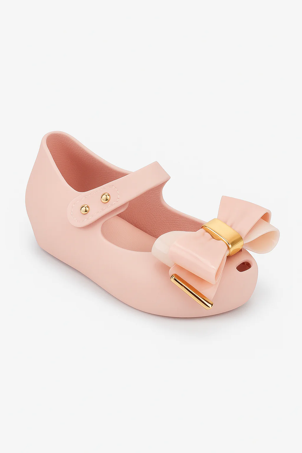 Girls Jelly Bow Shoes – ROXY - Pink