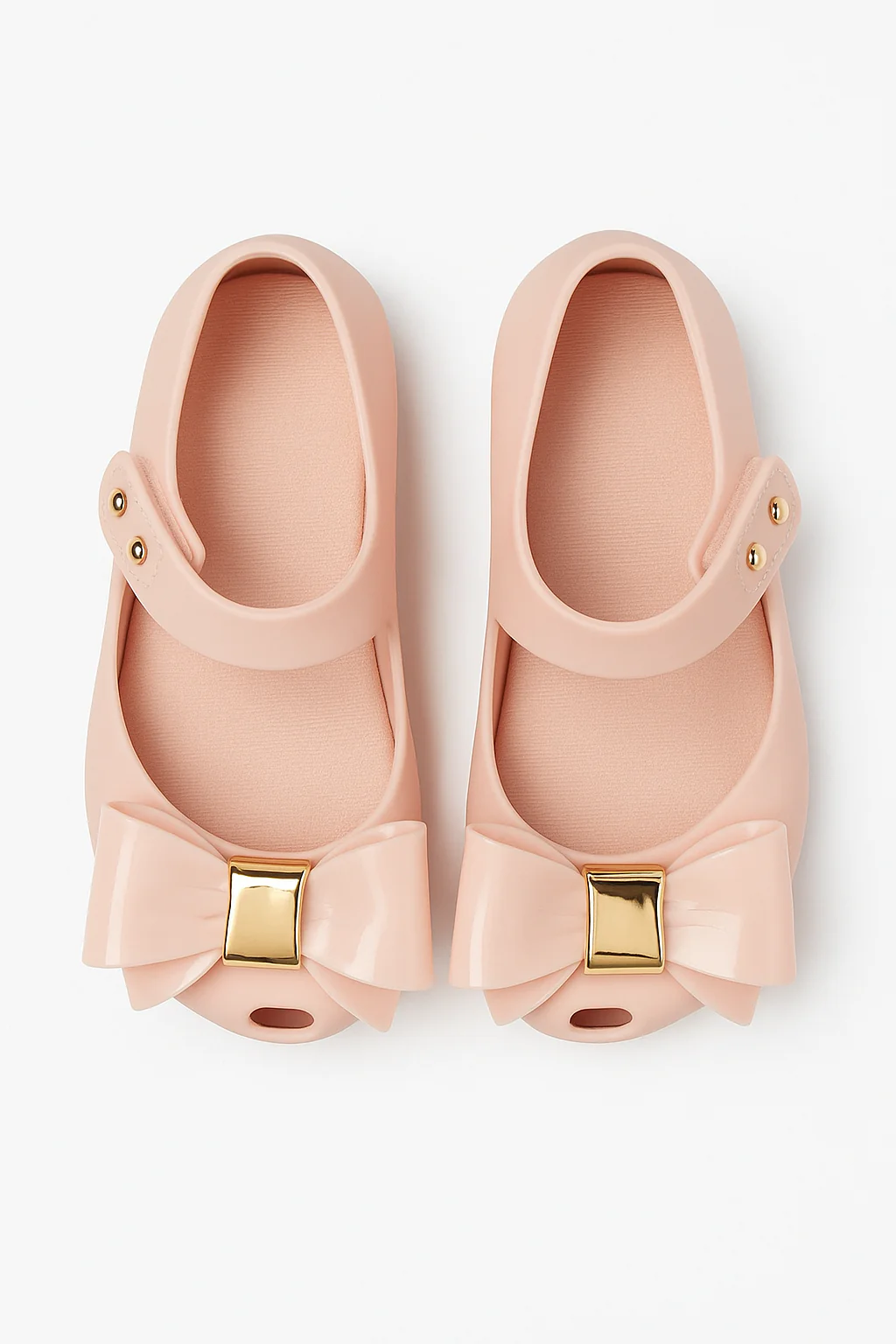 Girls Jelly Bow Shoes – ROXY - Pink - Image 2
