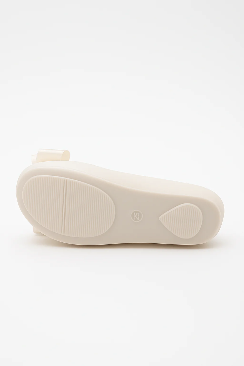 Girls Jelly Bow Shoes – ROXY - White - Image 4