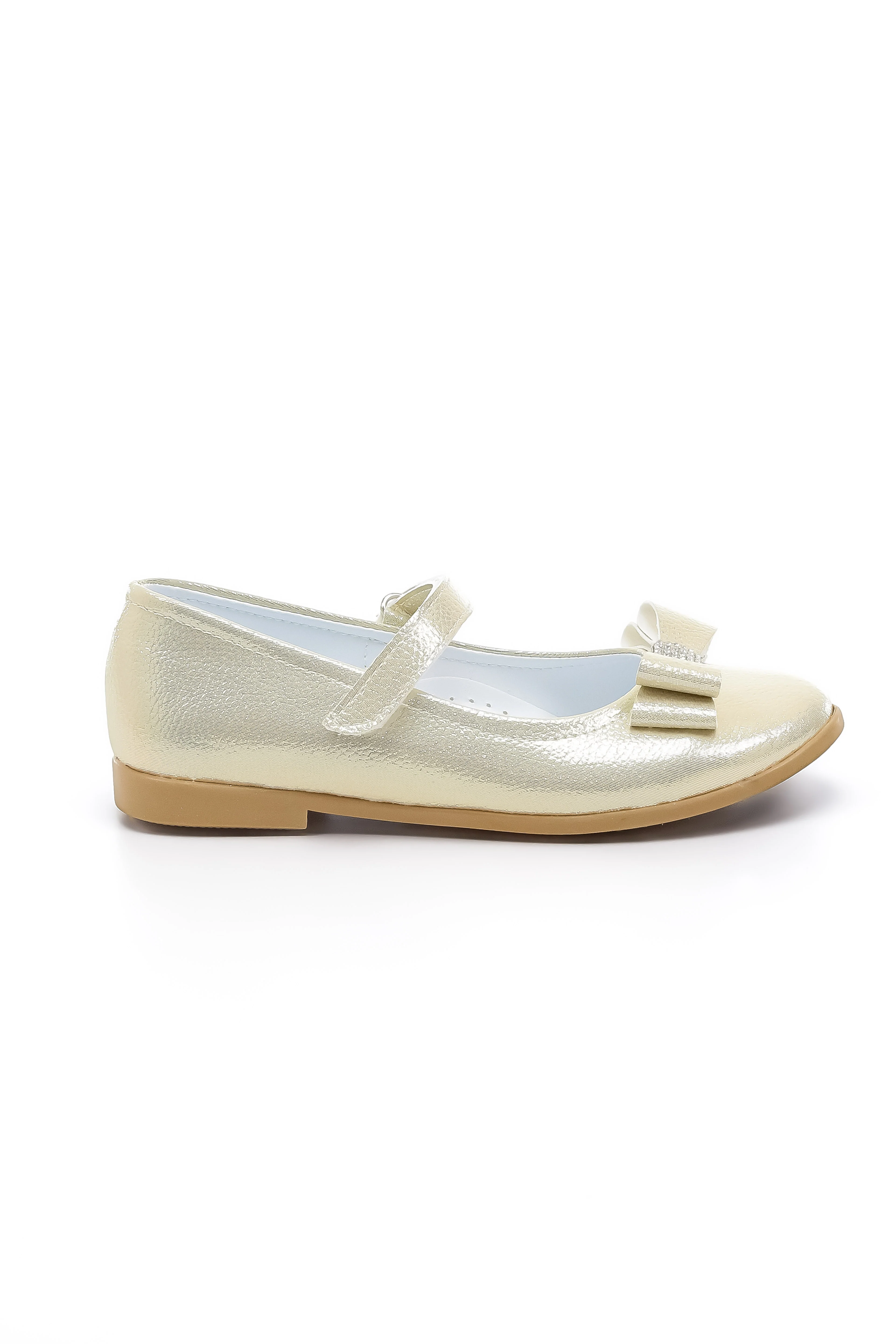 Girls Mary Jane Flat Patent Dress Shoes - LAYLA - Gold - Image 4