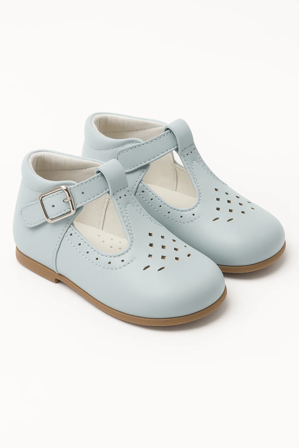 Kids Unisex Buckled Mary Jane Shoes - AARON - Baby Blue - Image 3