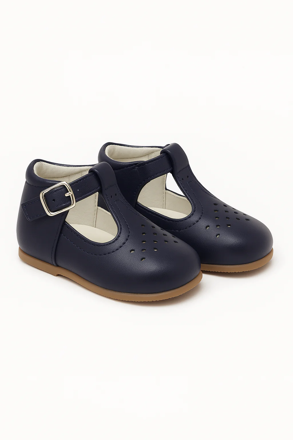 Kids Unisex Buckled Mary Jane Shoes - AARON - Navy Blue - Image 3