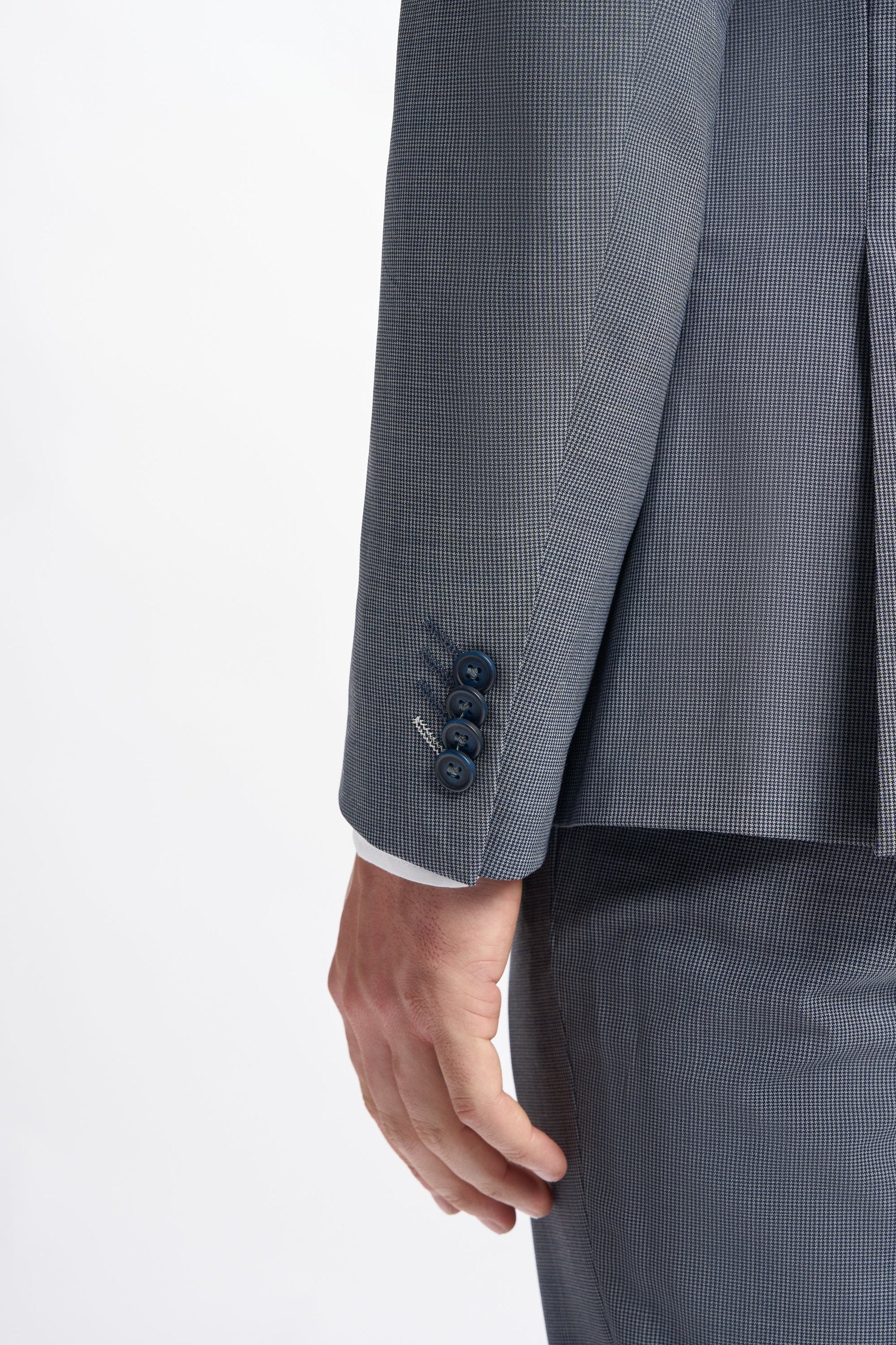 Men’s Grey Puppytooth Suit – BOND D/B - Grey - Image 5