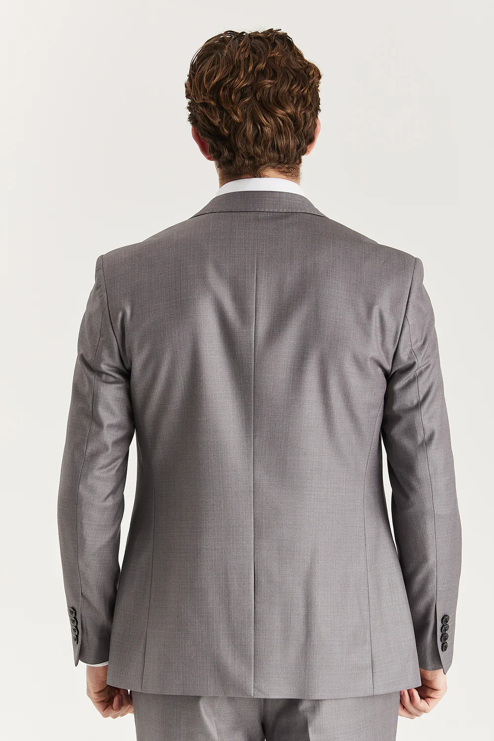 Men’s 3-Piece Tailored Fit Formal Suit - Edward - Grey - Image 3