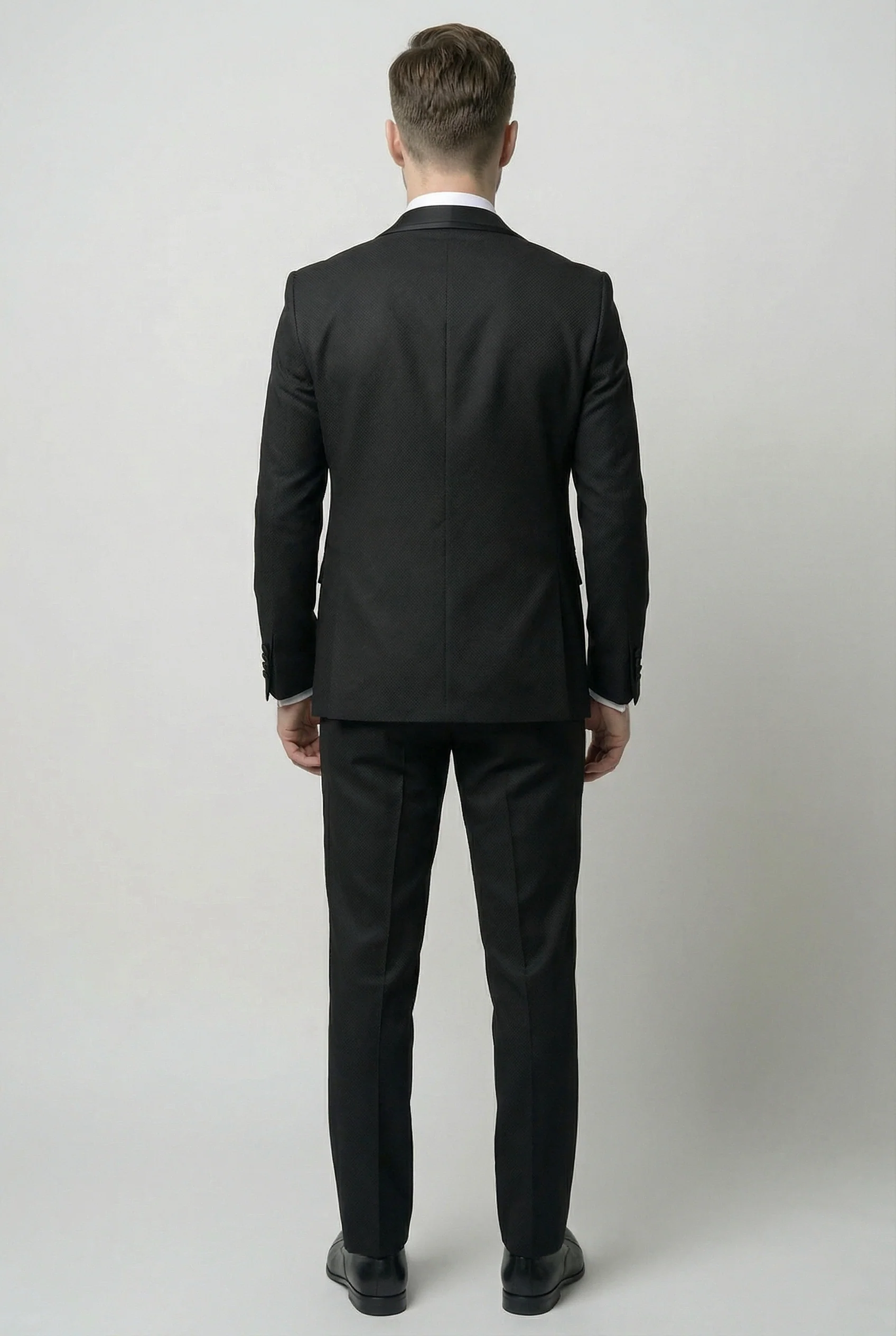 Men’s 5-Piece Black Tuxedo Wedding Suit Set - Image 6