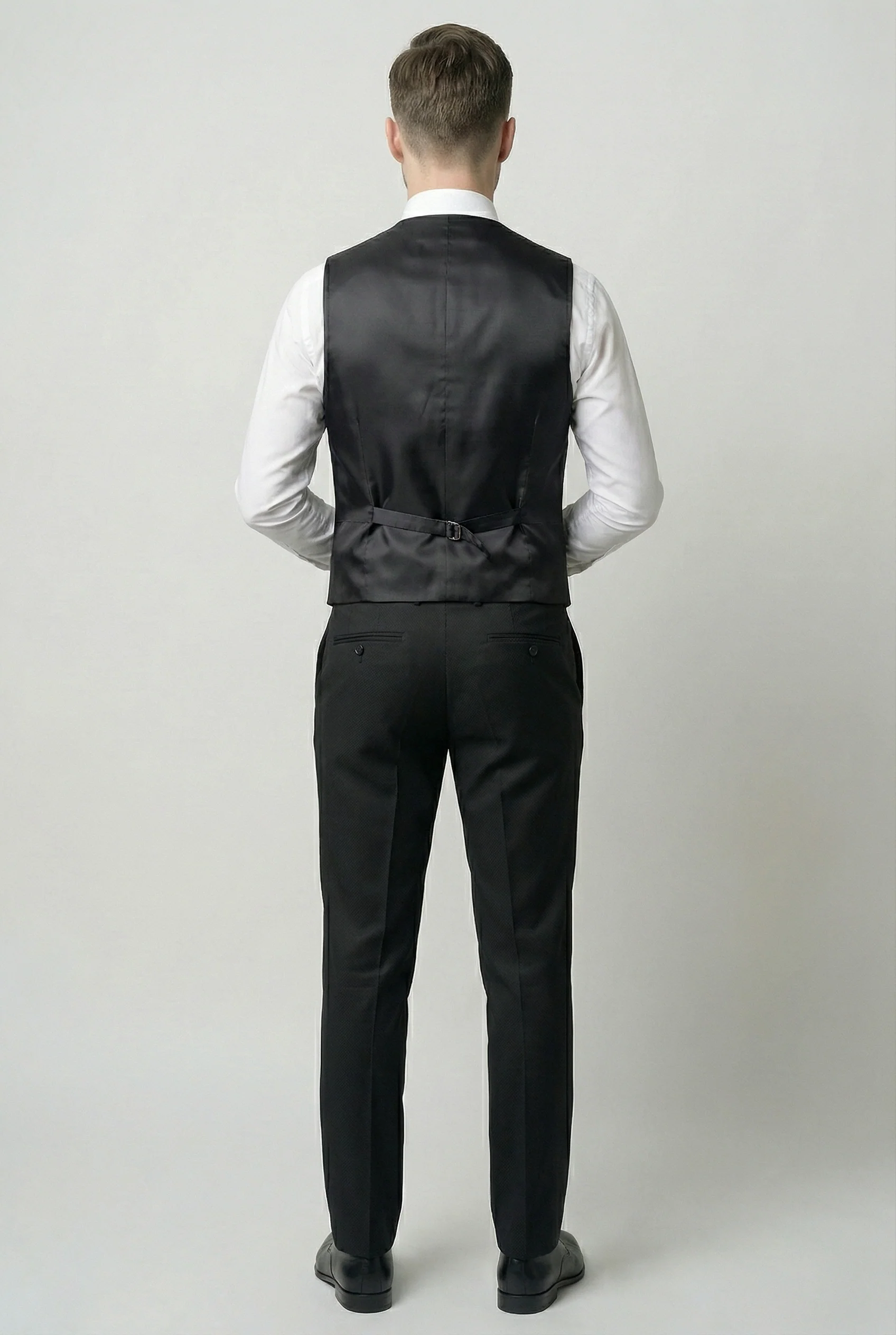 Men’s 5-Piece Black Tuxedo Wedding Suit Set - Image 8