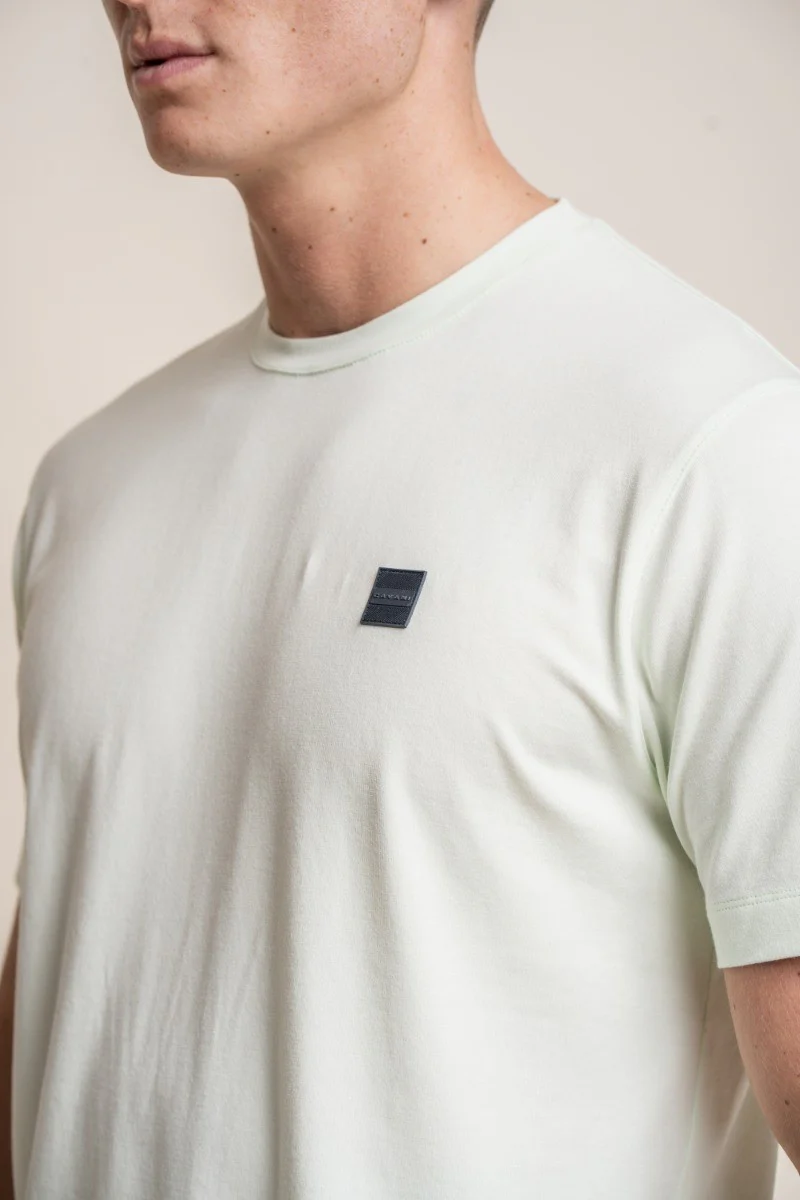 Men's Crew Neck Cotton T-Shirt - BOGART - Mint - Image 5