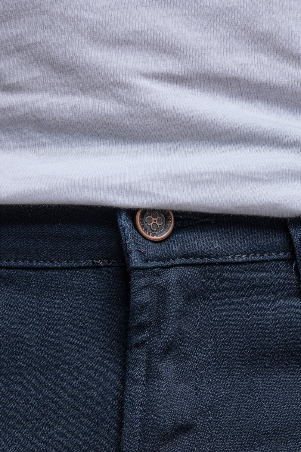 Men's Cotton Slim Fit Stretch Denim Jeans - MILANO - Navy Blue - Image 5