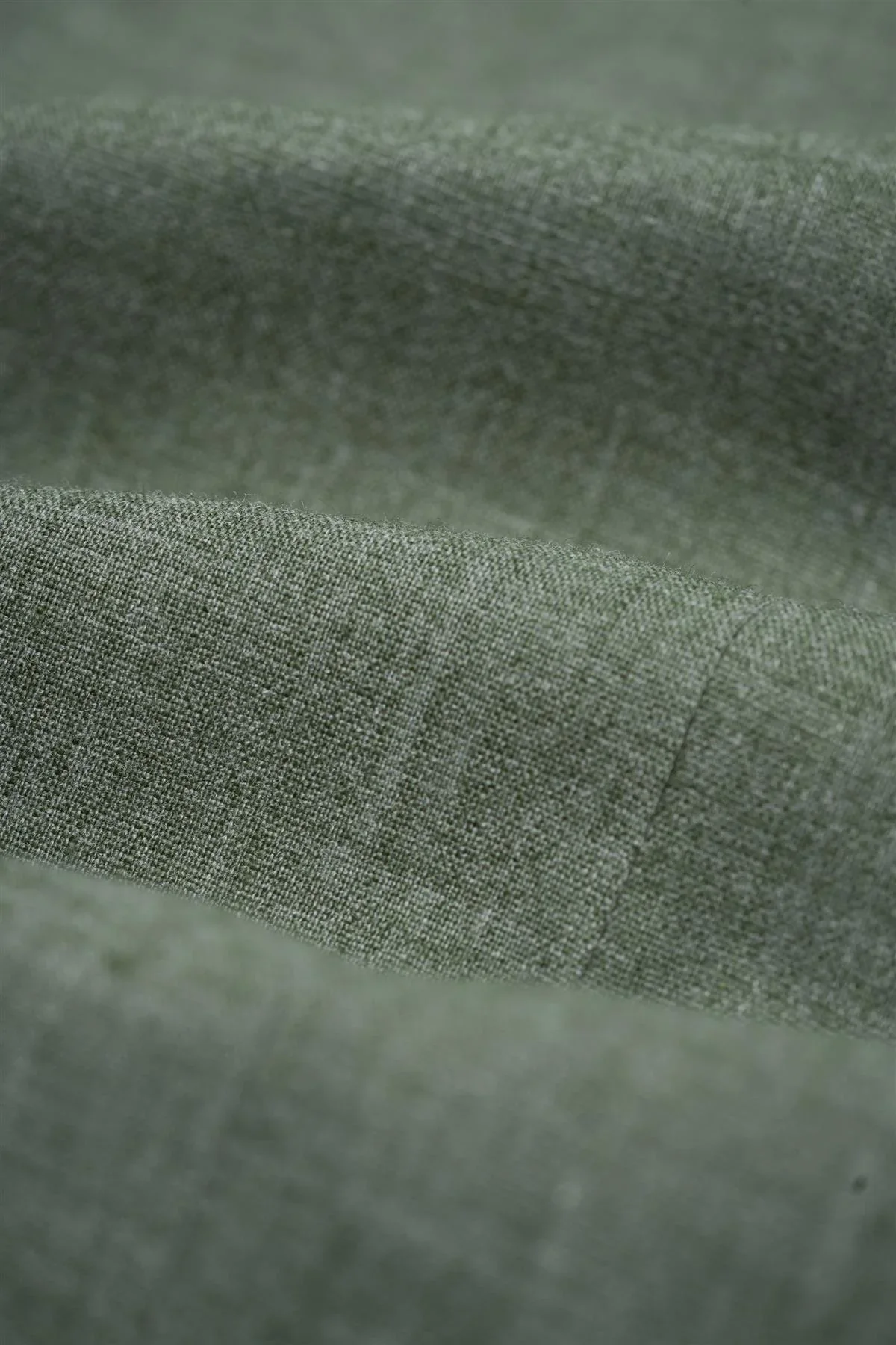 Men’s Linen Slim Fit Casual Blazer with Patch Pockets - Luca - Sage Green - Image 6