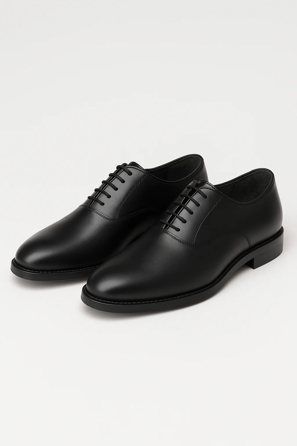 Men’s Matt Oxford Dress Shoes - Soho - Black - Image 3